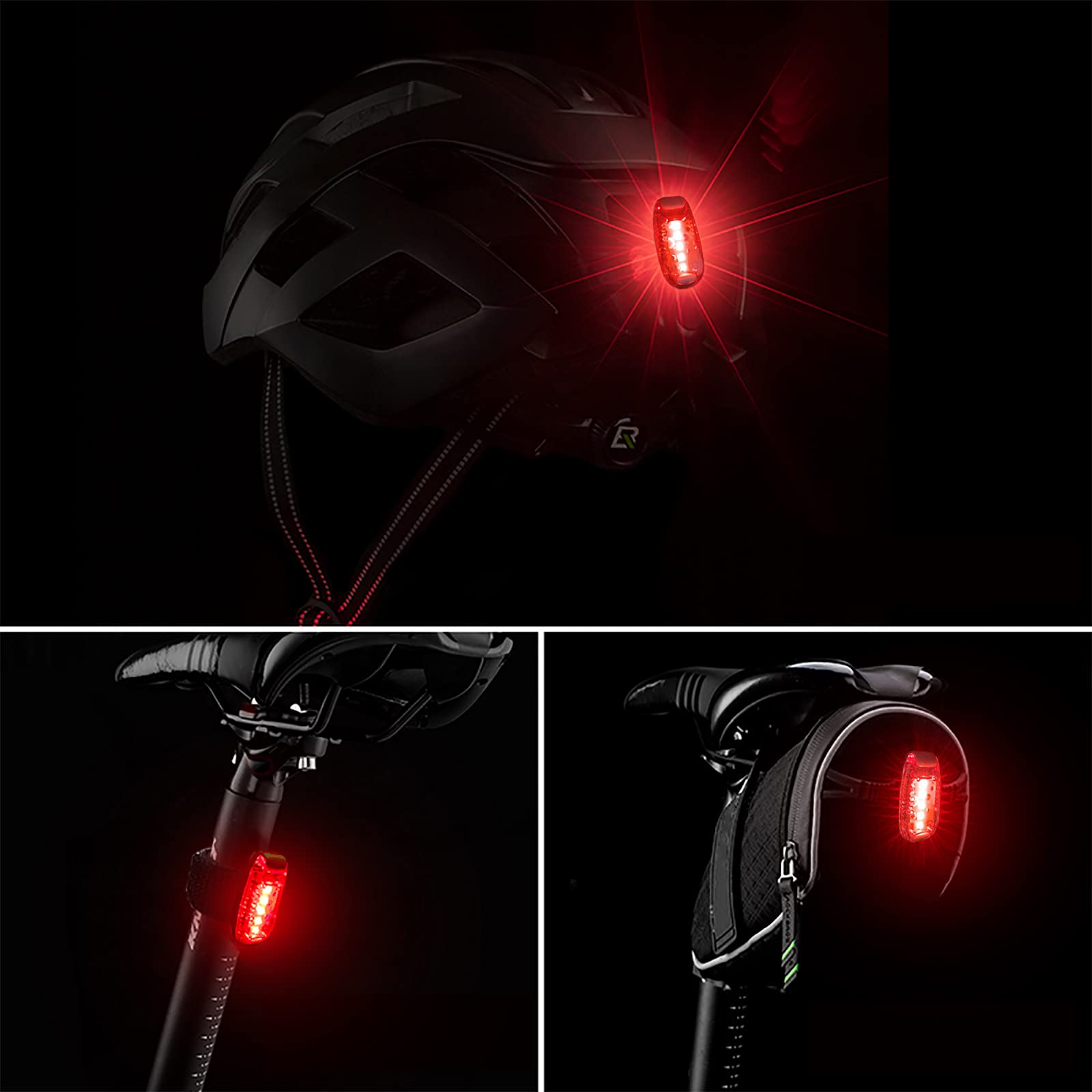 Amzonly 4-Pack Kayak Navigation Lights, IPX8 Waterproof, Battery Operated, Green/Red, Model A212-LED-2, for Canoe, Paddle Board, Jetski