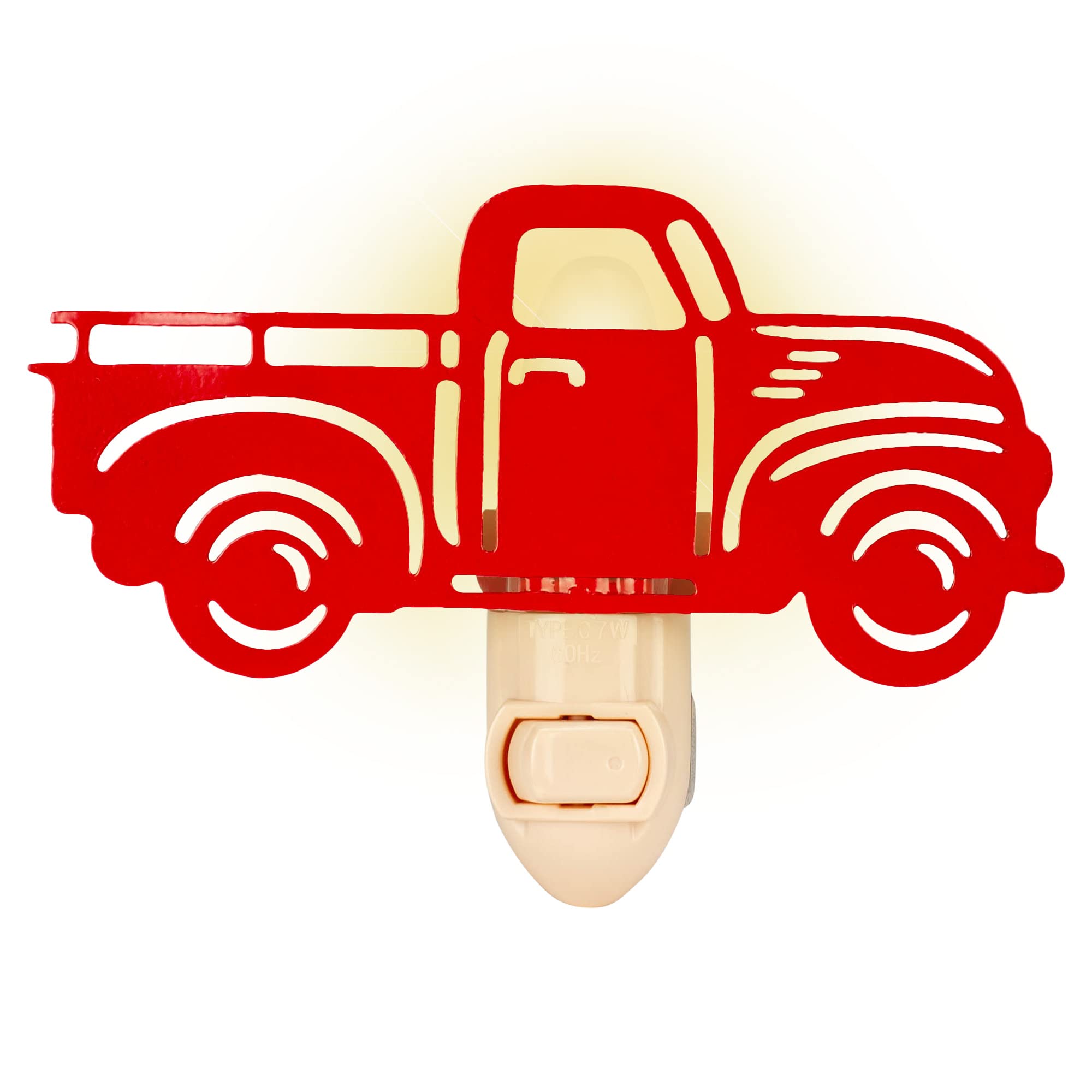 CTW Home Collection Red Truck Night Light 5.25 Inch x 2.5 Inch