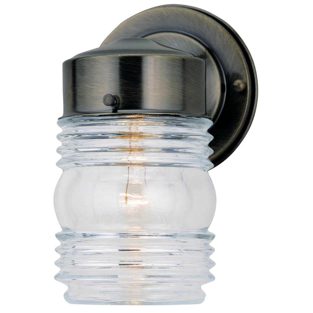 Westinghouse Clear Jelly Jar Fixture, No Size, Plastic Pendant Light