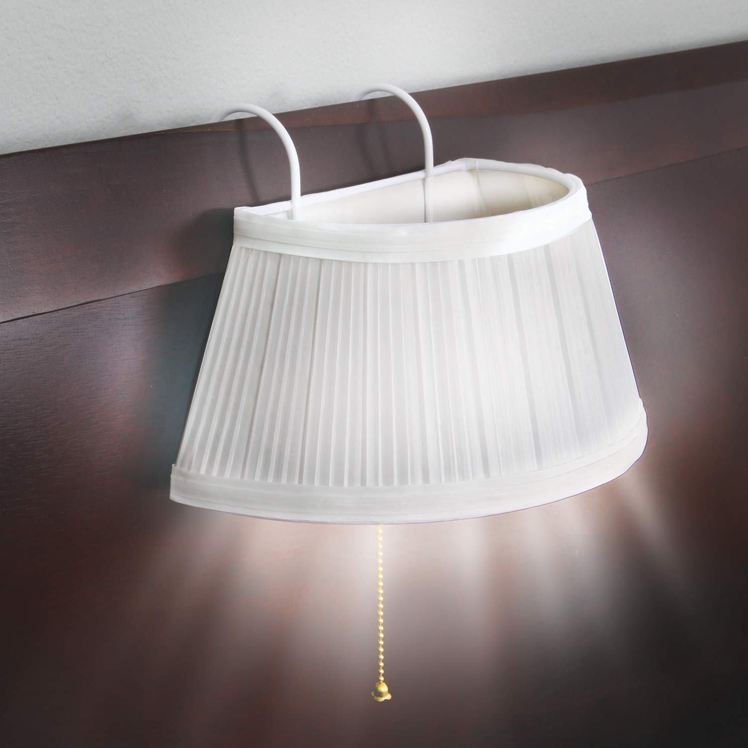Bandwagon Adjustable Headboard Lamp, Full Size, Cream Plastic, Model 369742