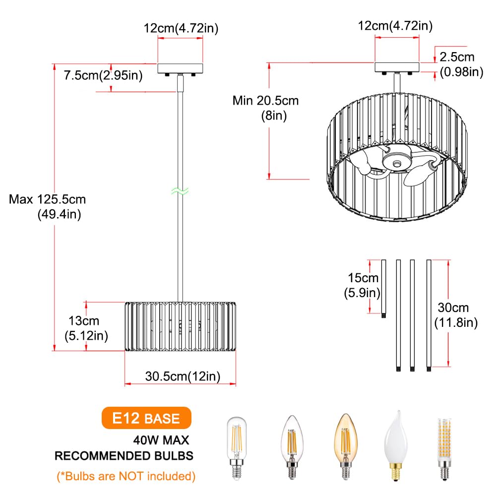 Black 3 Light Crystal Chandelier  Modern Dining Room Light Fixture Over Table  Round Kitchen Lighting Fixture  Farmhouse Semi Flush Mount Ceiling Pendant Light For Living Room Bedroom Hallway Entryway