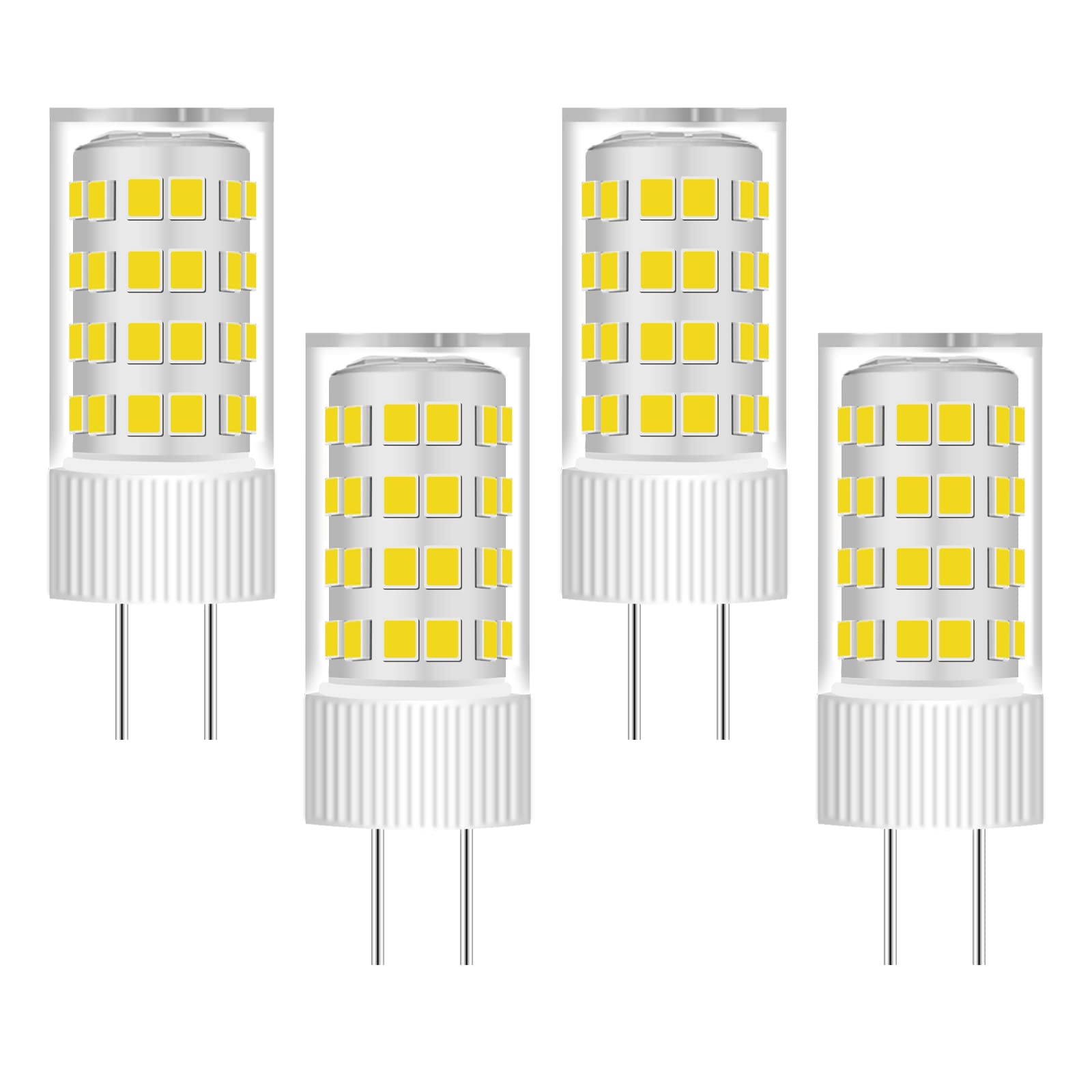 Huimeijia Gy5.3 Bipin Base T4 Led 110V Ceramic Corn Light Bulb With 4W Equivalent 40W Halogen Replacement Bi-Pin G5120 For Ceili