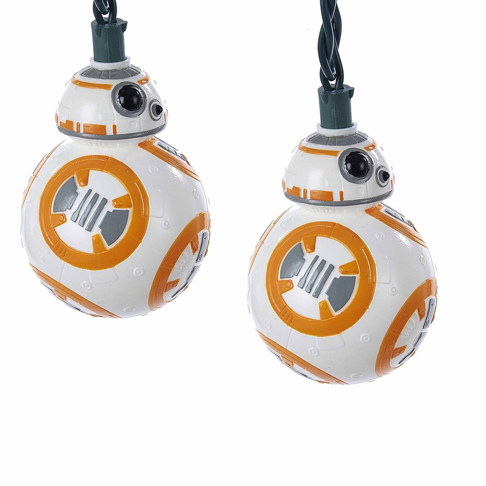 Kurt Adler Sw9168 Ul 10-Light Star Wars Bb8 Light Set