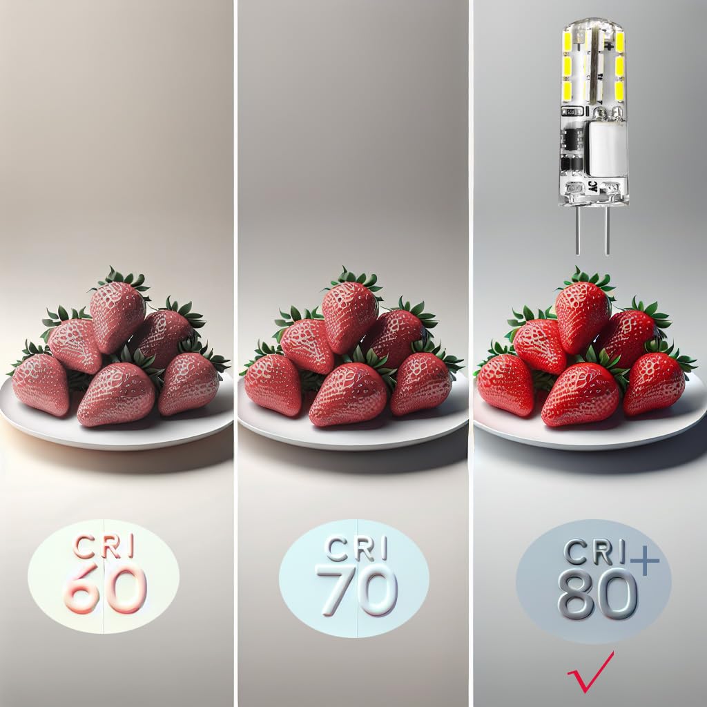 Joutameili G4 LED Bulb 1.5W Bi-Pin Natural White 4000K Replacement for 10W/20W Halogen, No Flicker, Silicone Rubber