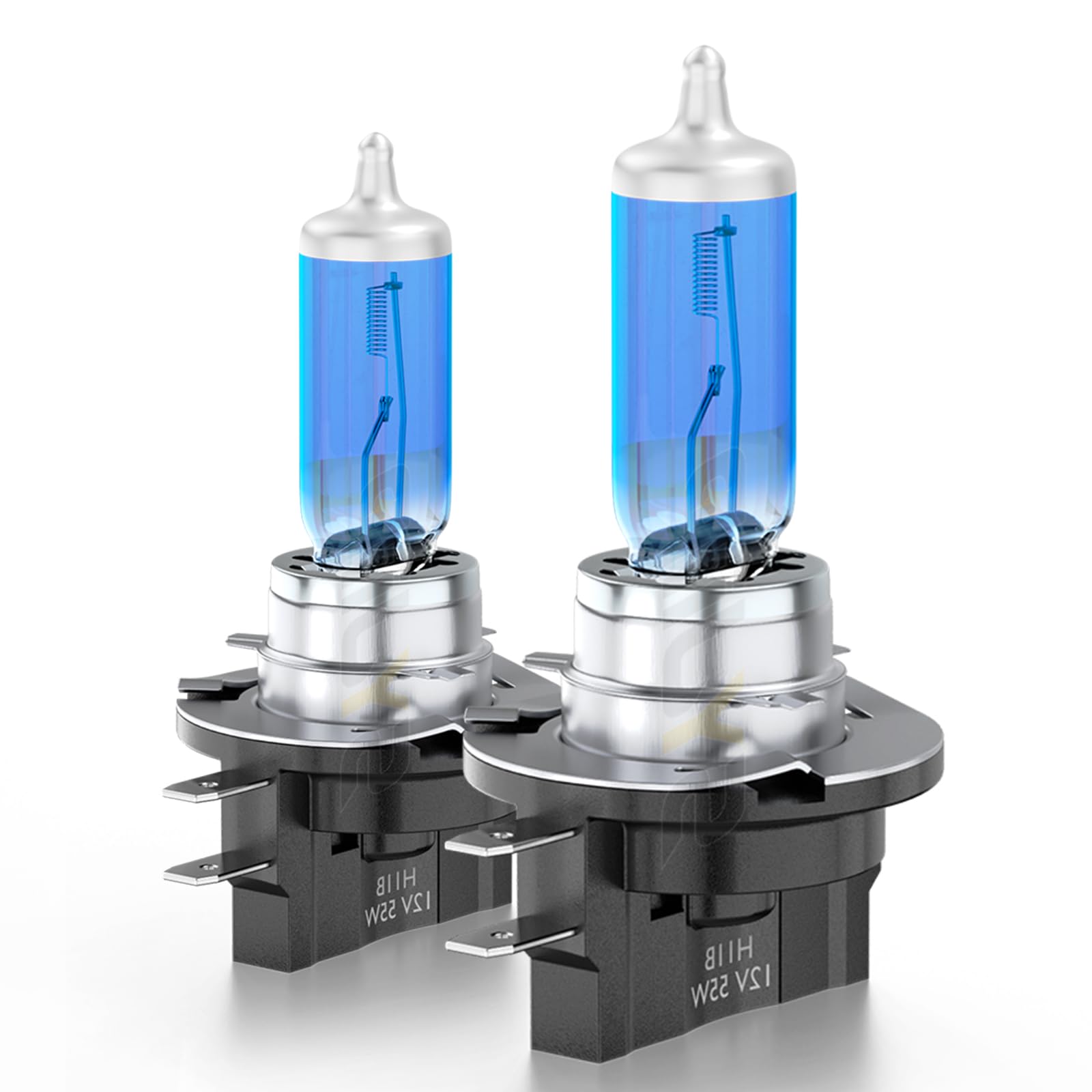 SYJIIP H11B Halogen Bulbs 6000K White, Compatible with Kia Optima 2007-2015, Plug n Play, 2-Pack