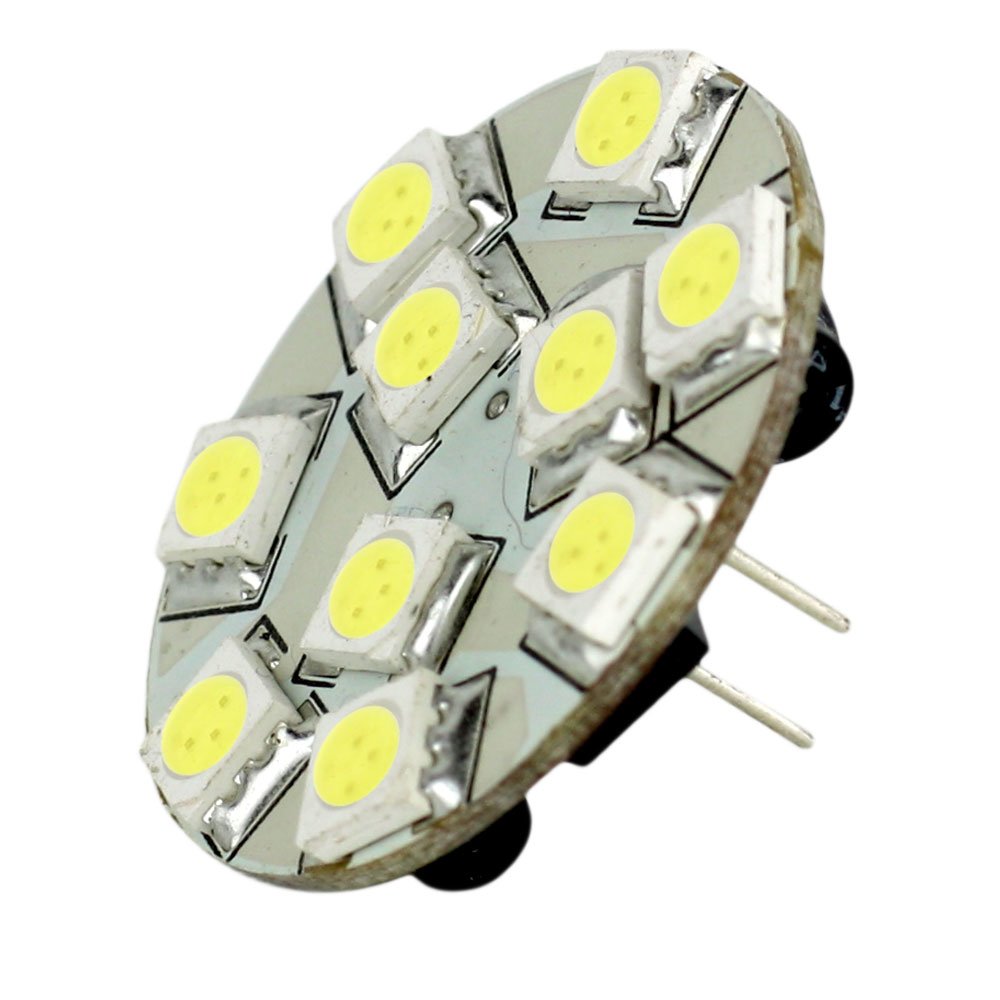 Lunasea G4 10 Back Pin Led Light Bulb - 12Vac Or 10-30Vdc/2W/140 Lumens - Warm White