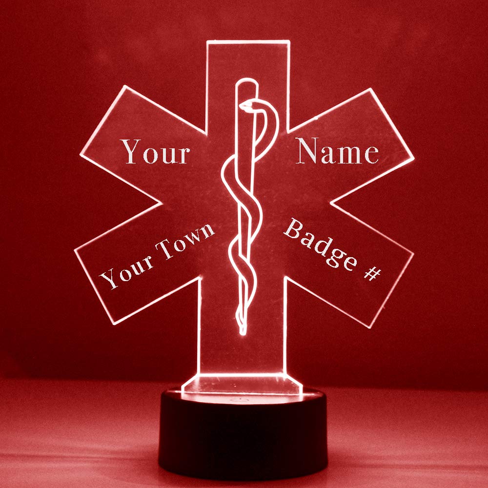 Custom EMS LED Sign Night Light Lamp with Remote, Light Up Display with Personalized Name or Image, Customized and Made in The U