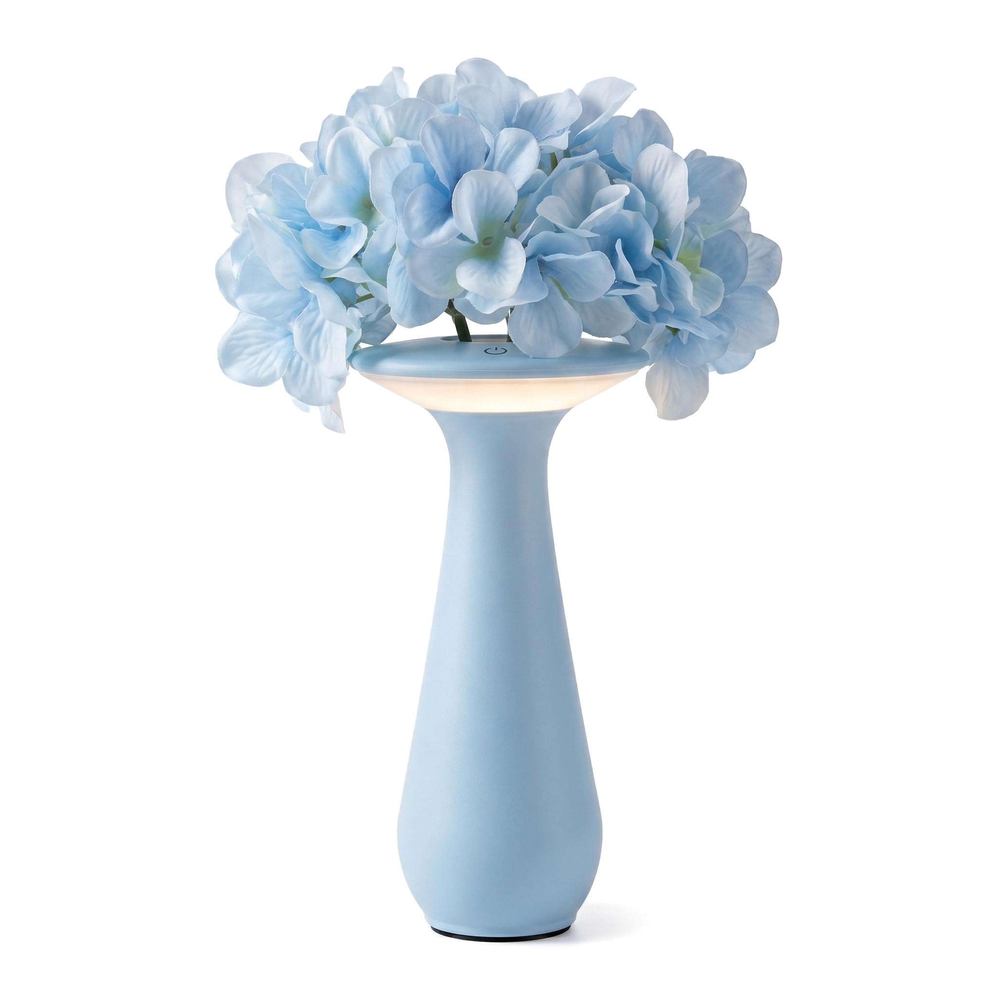 DISLUNA Gifts for Women Mom, Cordless Flower Table Lamp, Rechargeable LED Vase Night Light for Bedroom, Portable Dining Table La