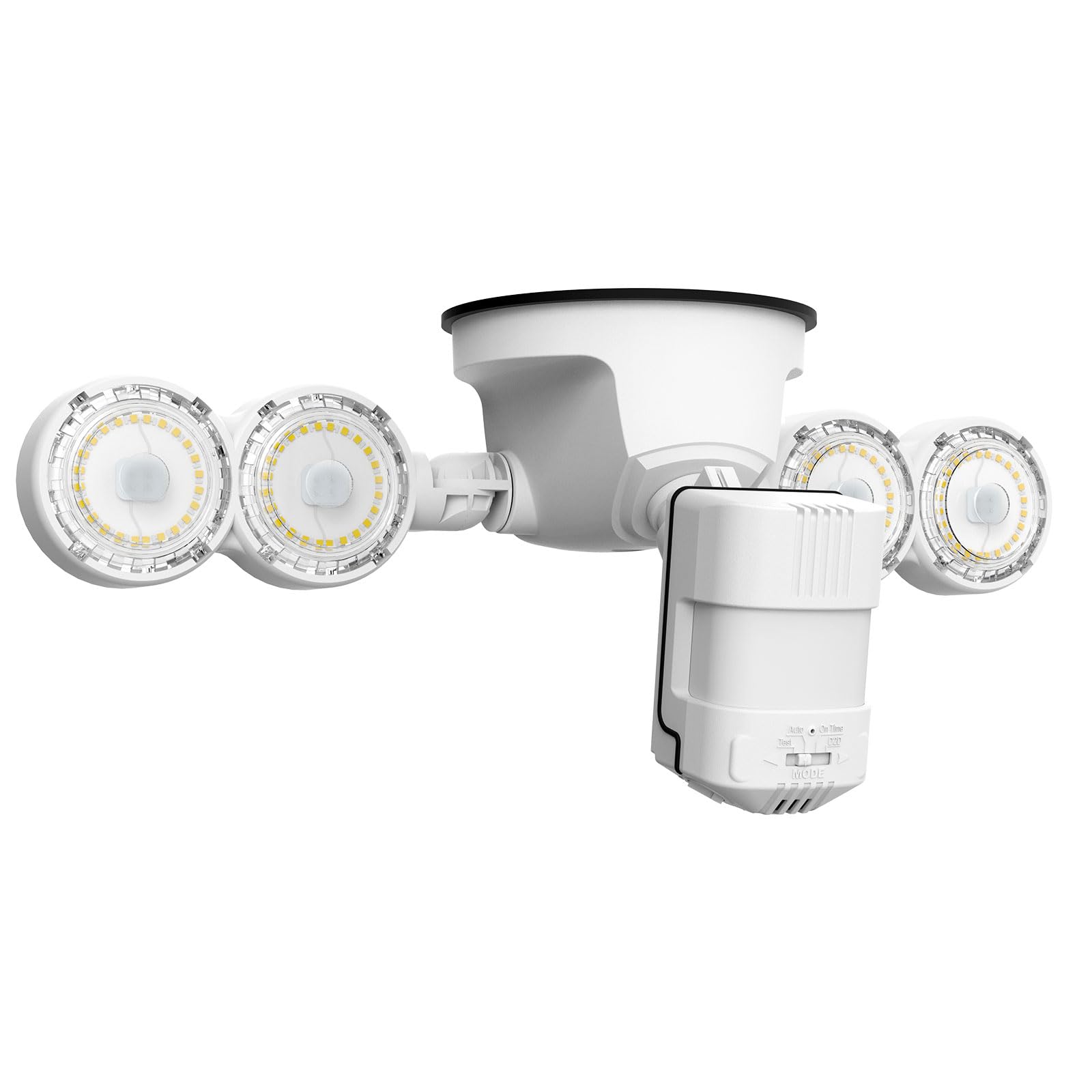 SANSI Outdoor Motion Sensor Light, 30W, 4000LM, 5000K, Dusk to Dawn, Snow White, Eco Series, 320° Wide Angle Illumination