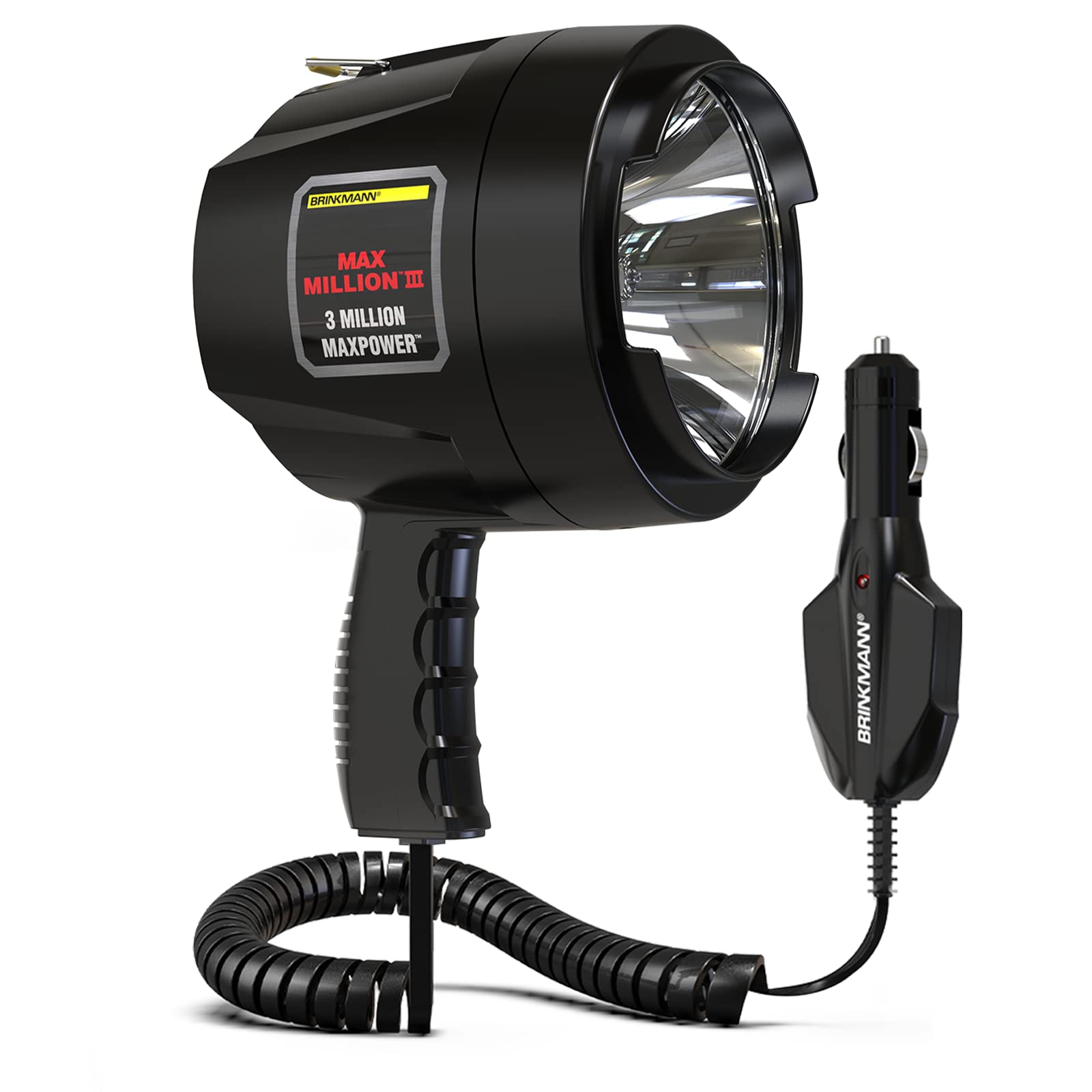 Generic Max Million III Halogen Bulb Spotlight with 12V DC Charger, Black, Model 800-2301-0