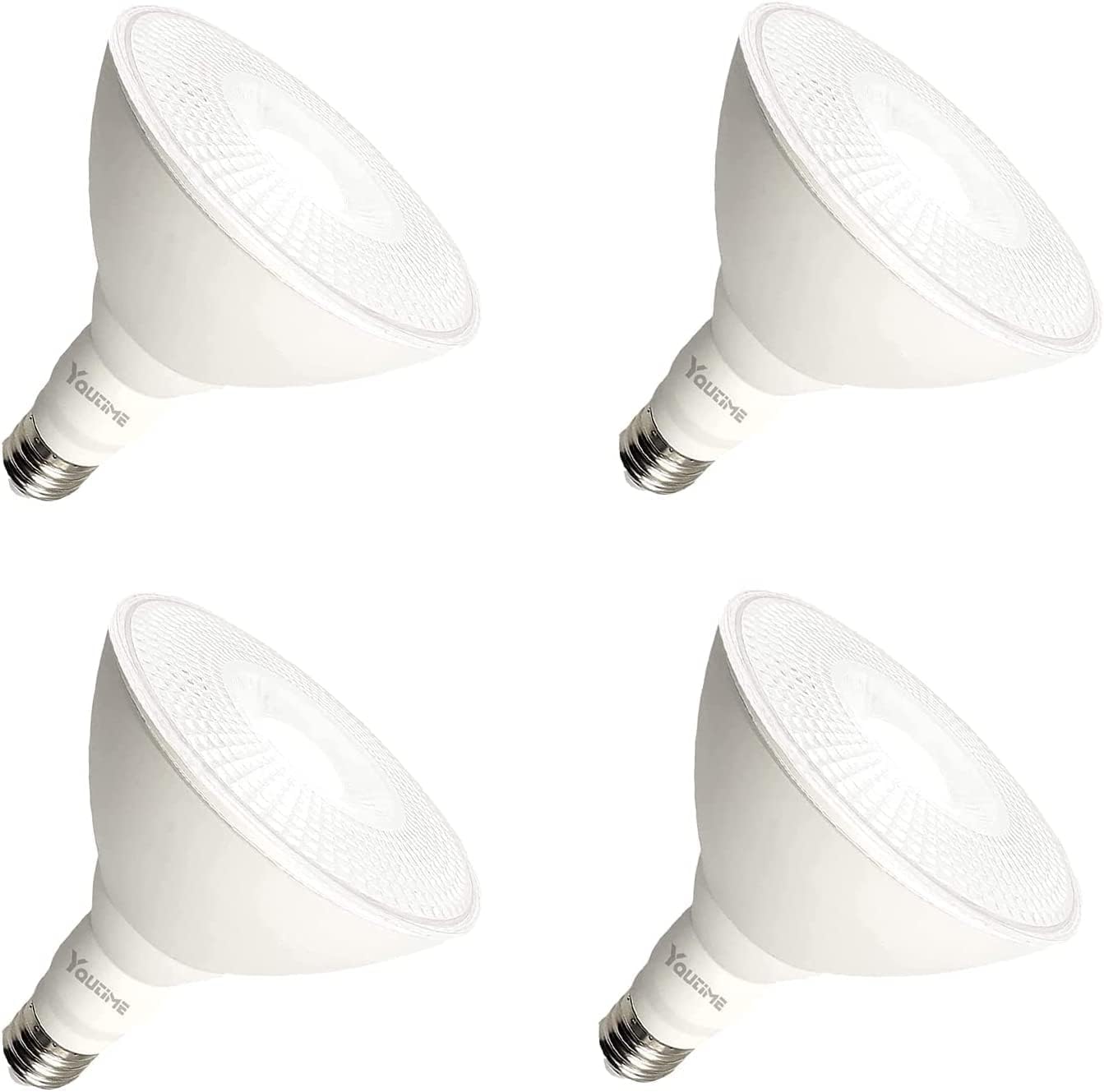 Youtime Par38 Flood Light Bulbs Outdoor/Indoor, 15W(150W Equivalent) Led Bulb Waterproof Spot Light Bulb, Dimmable, 3000K Soft W