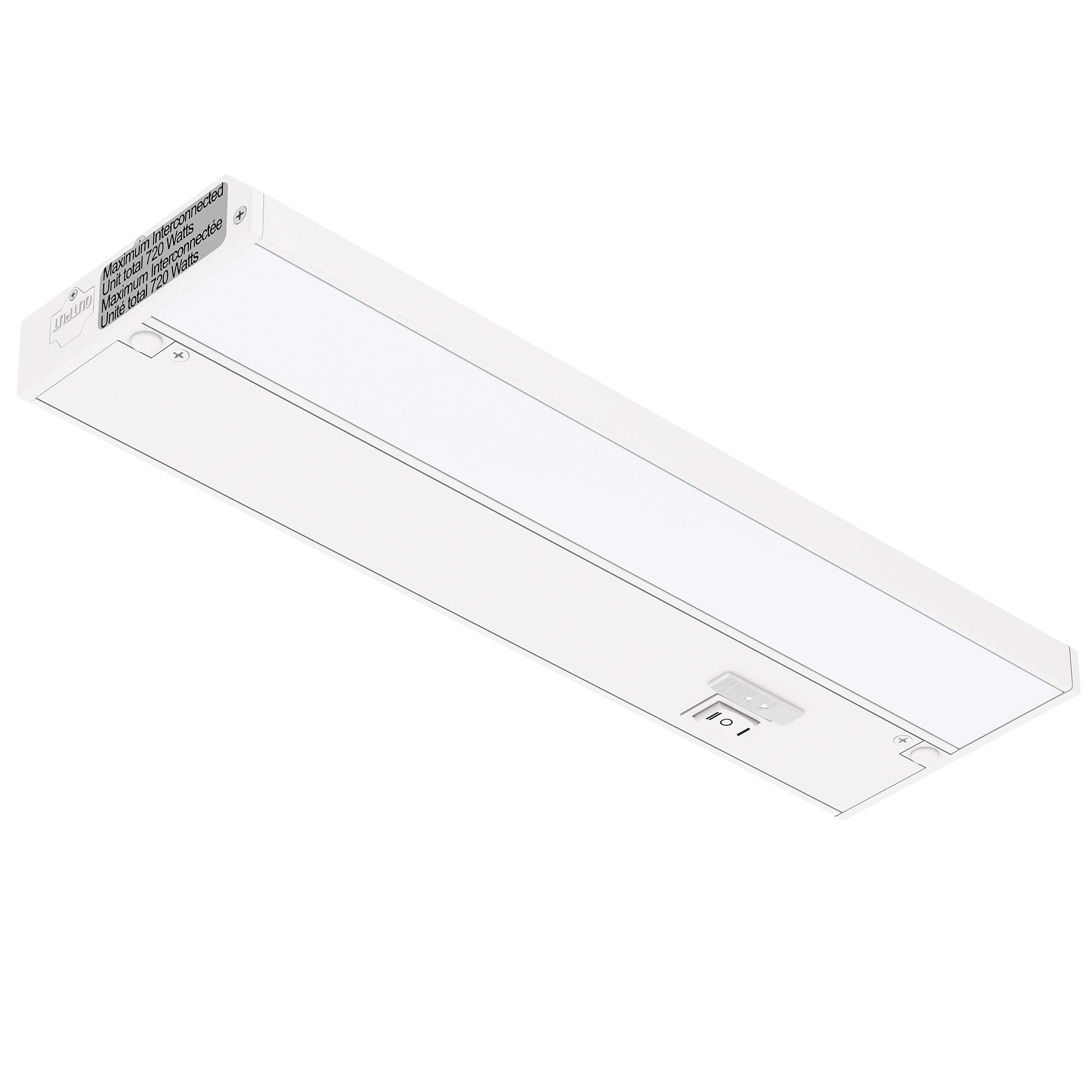 GETINLIGHT 12-inch 3 Color Levels LED Under Cabinet Lighting, Hardwired or Plugged-in, Selectable White 2700K/3000K/4000K, Dimma