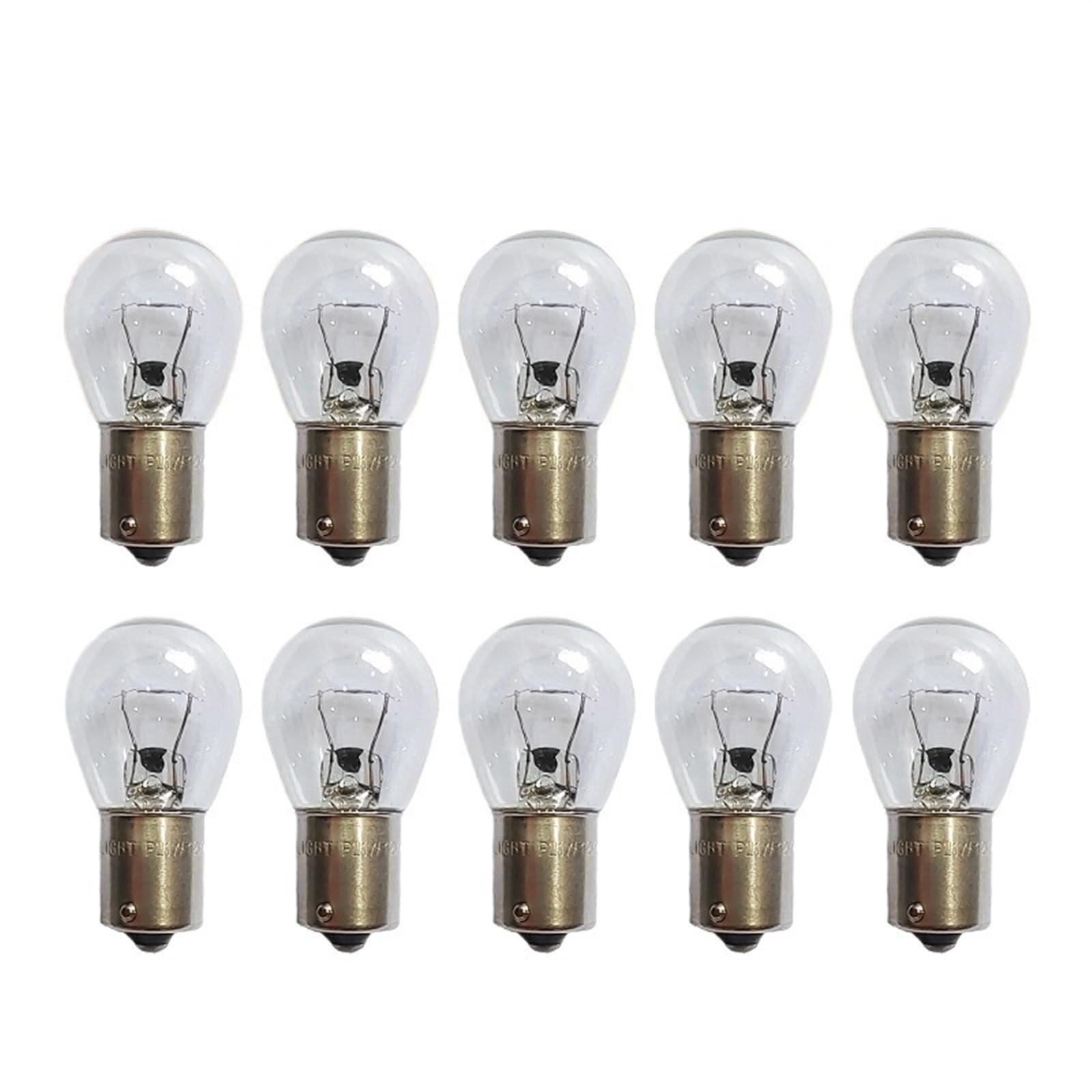 KYPSZQPSH Car LED Turn Singal Light BAY15D BA15S PY21W BAU15S BAY15D 308 21/5W S25 1141 BA15S Brake Bulbs (Color : 4pc, Size : W