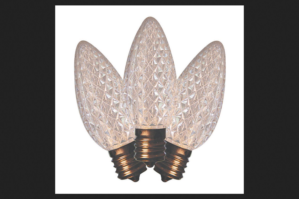 Holiday Bright Lights 25 Pack White C9 Led Bulb