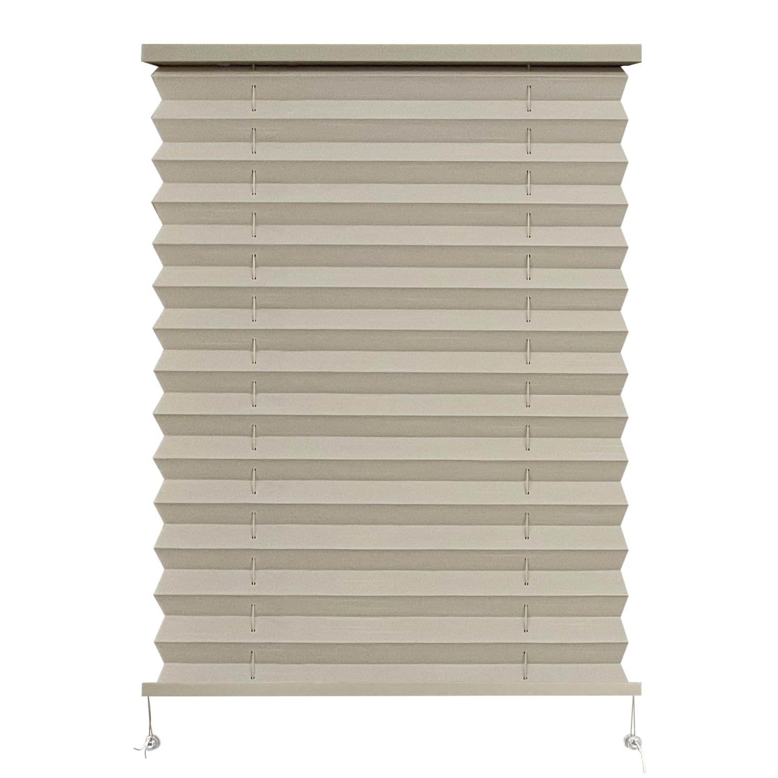 Dulepax Rv Blinds - Pleated Shades, 17'' W X 24'' L Cappuccino Rv Window Shades For Camper, Travel Trailers, Motorhome'S Window