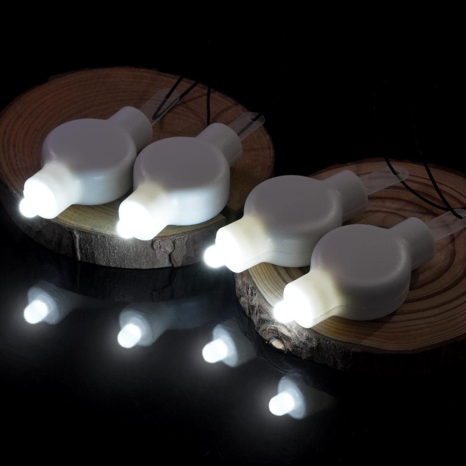 Paper Lantern Lights Battery Operated - Hanging LED Lights with Wire Bright Floral Lighting for Outdoor Indoor Wedding Camping P