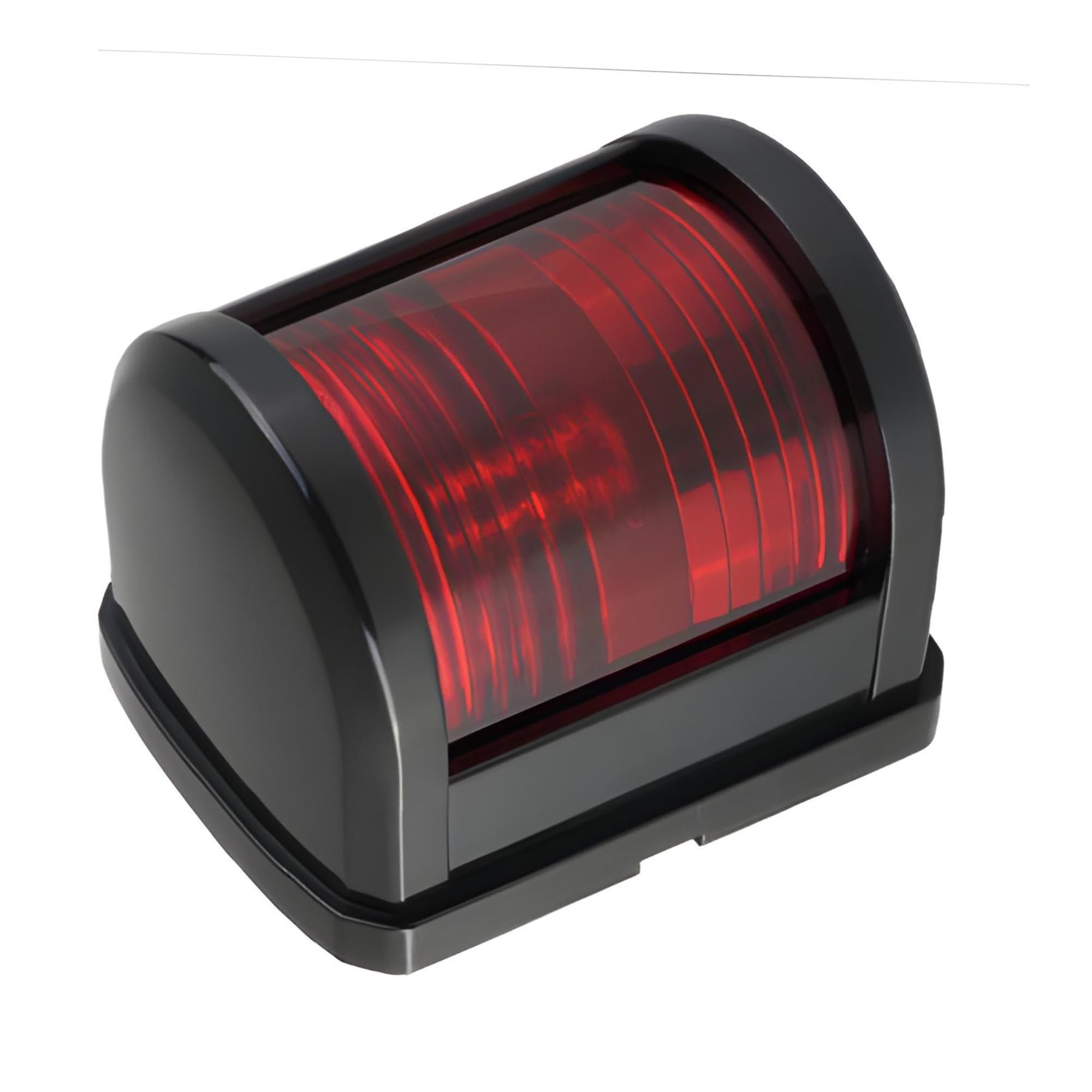 SEAFLO LED Red Port Navigation Light – 12V, 1W, IP67 Waterproof, 2NM Visibility, Model SFNL011-LB-02, for Boats Under 65 ft