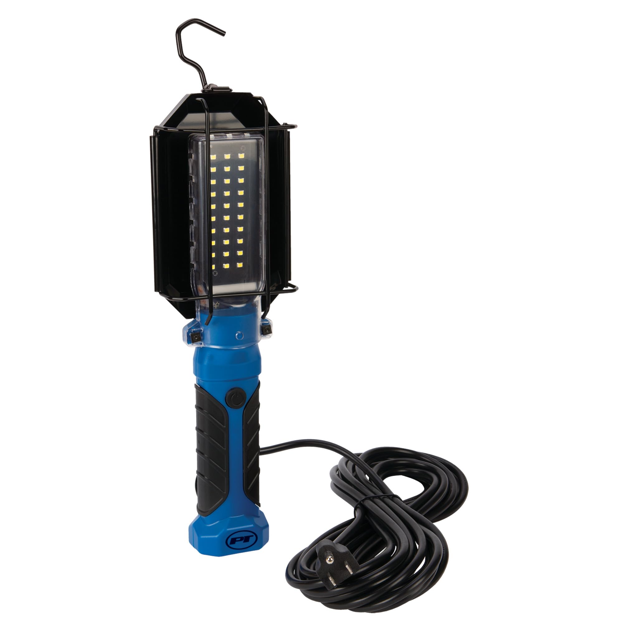 Performance Tool W2237 25' 18Ga 1,000 Lumen 120V Led Drop Light With Extra Built In 120V Outlet, 1 Pack