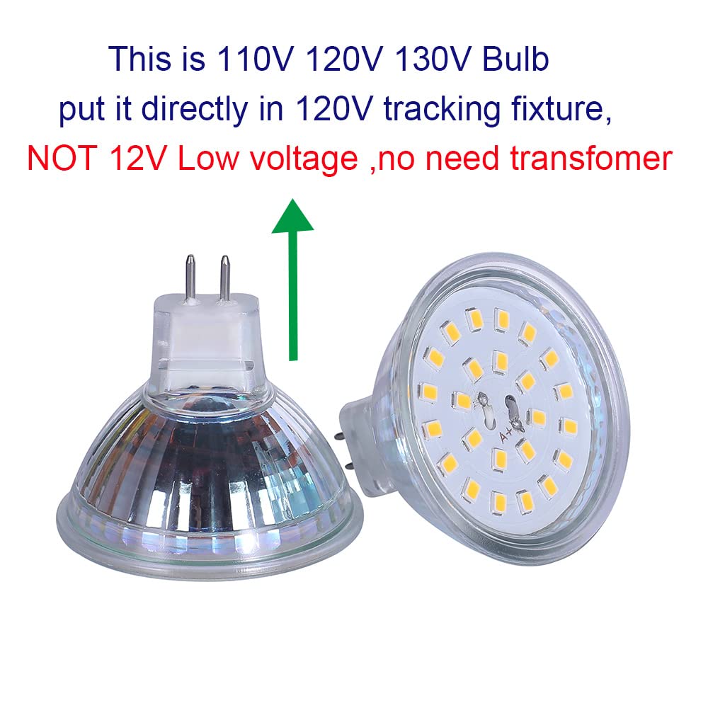 Ukzboss Mr16 Led Bulb Dimmable 120V 5W 2700K Warm White Equivalent To 50W