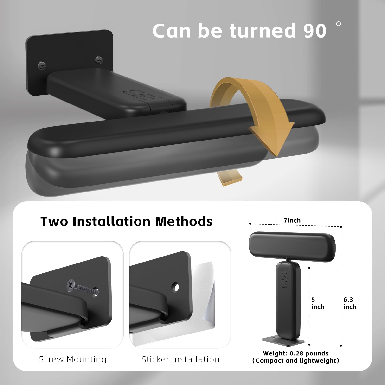 2 Pack Picture Lights Battery Operated With Remote, Rechargeable Picture Lights For Wall, 3Cct&Brightness Dimmable,300 Lm, Stick