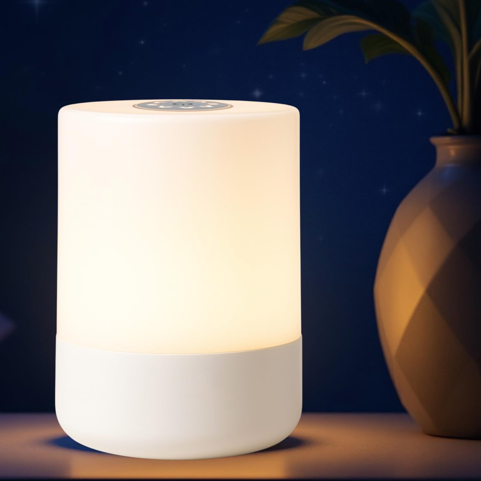 TUUWAI Portable Touch Night Light - Dimmable LED, USB Rechargeable, Lightweight Bedside Lamp, Color: A-Light-Touch, Model: TUU3118