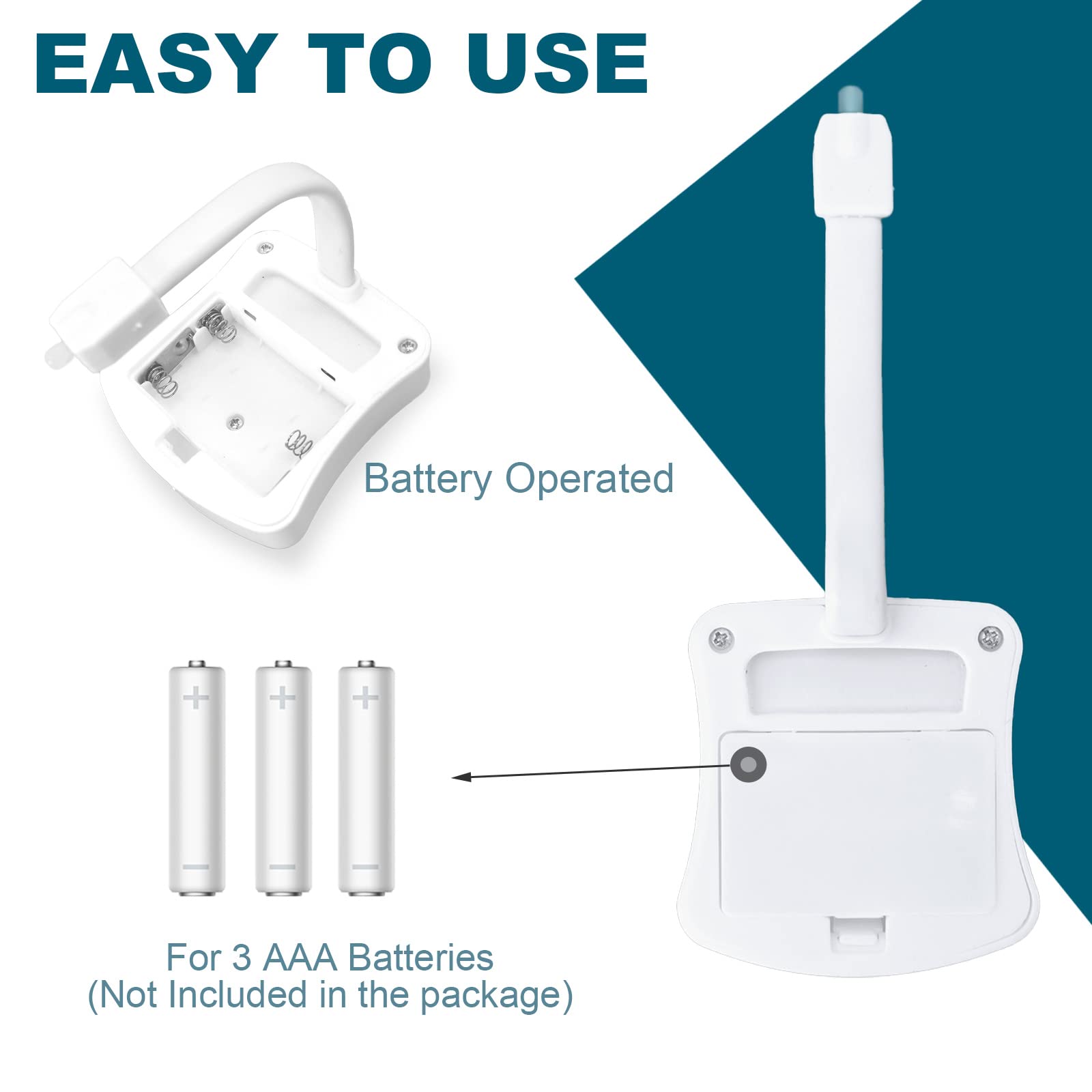 MIEFL Toilet Light with Motion Sensor, 16 Colors, LED Glow Bowl Night Light, 2 Pack - Perfect Gift for Dad, Teens, Men, Women