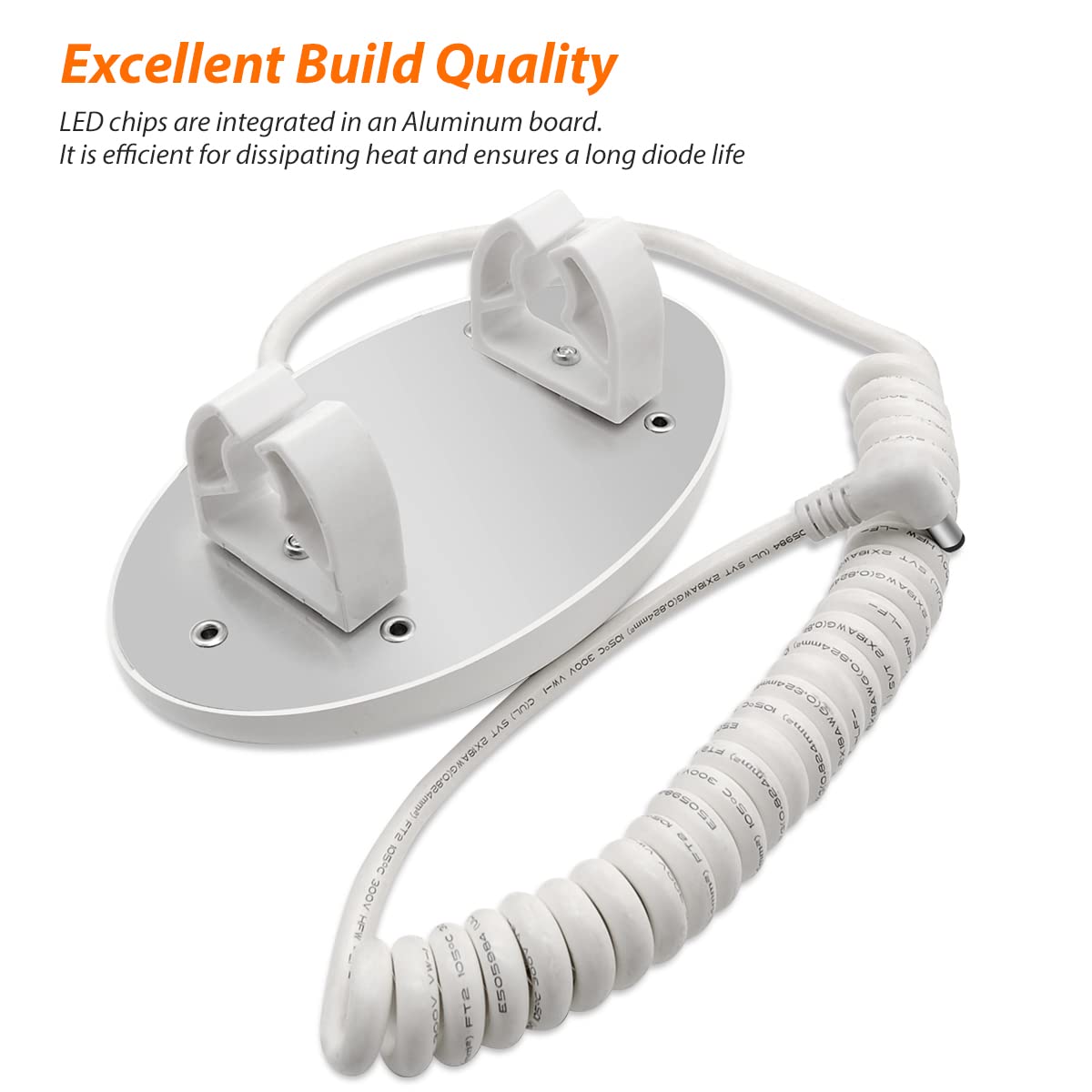 Dream Lighting 12V Pop Up Camper Bunk Light - Portable Rv Ceiling Fixture, 3500K Soft White