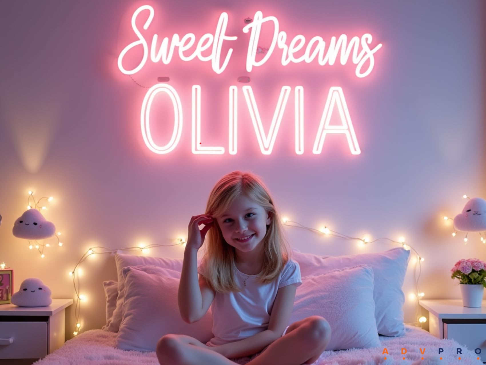 ADVPRO Custom LED Neon Signs, Customizable for Wall Decor, Wedding, Birthday Party, Personalized Large Led Neon Light Sign with