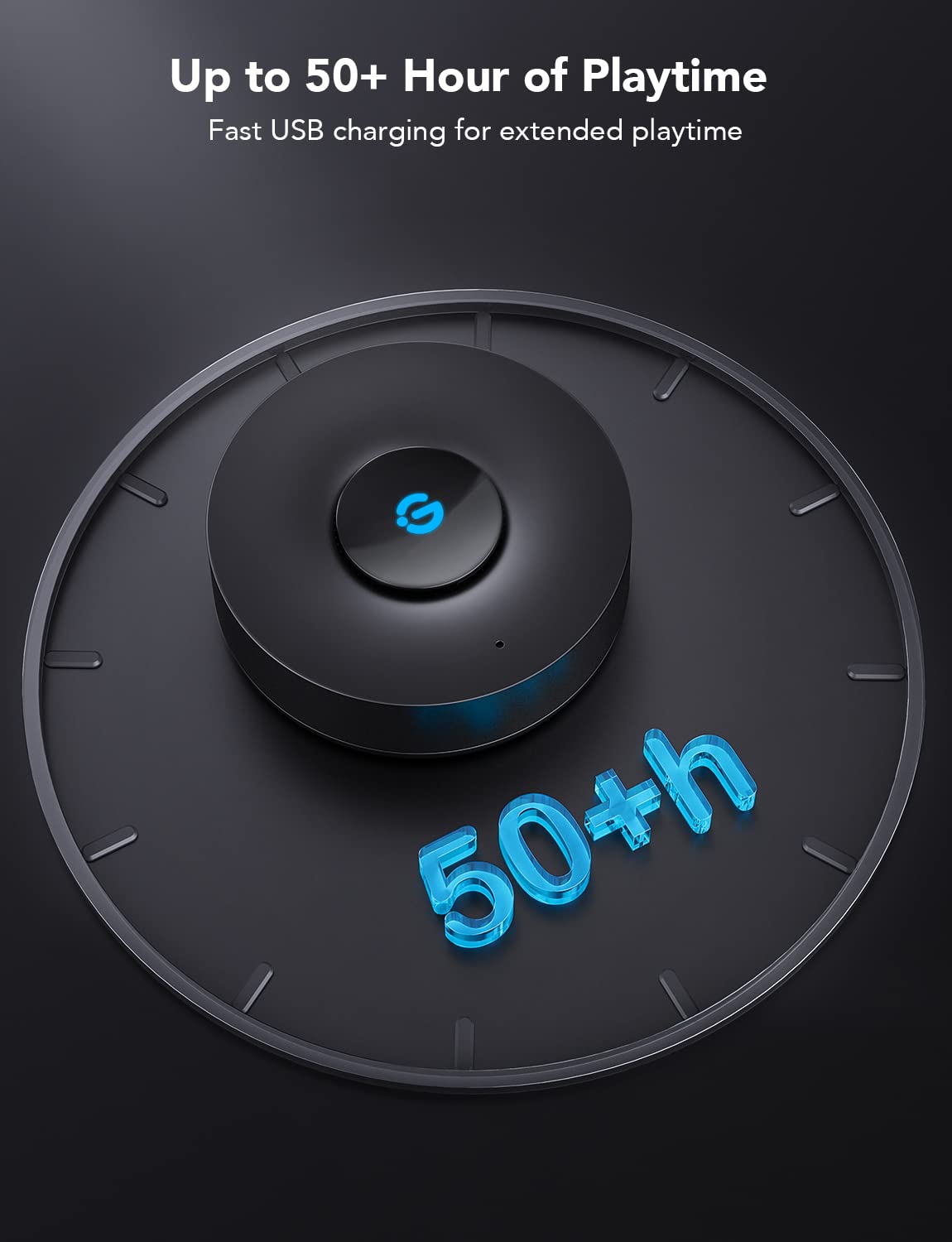 Govee Music Sync Box, Bluetooth Group Control 7 Devices, 22 Dynamic Music Modes, Battery Powered, Usb Charged, Supports All Gove