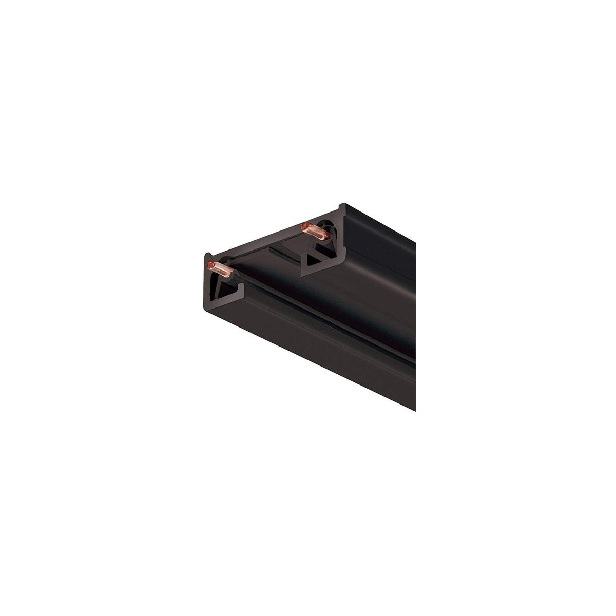Juno R 8FT BL Track Section, 8 Feet, Black, Glass Material, Trac-Lite – Lightsdaddy