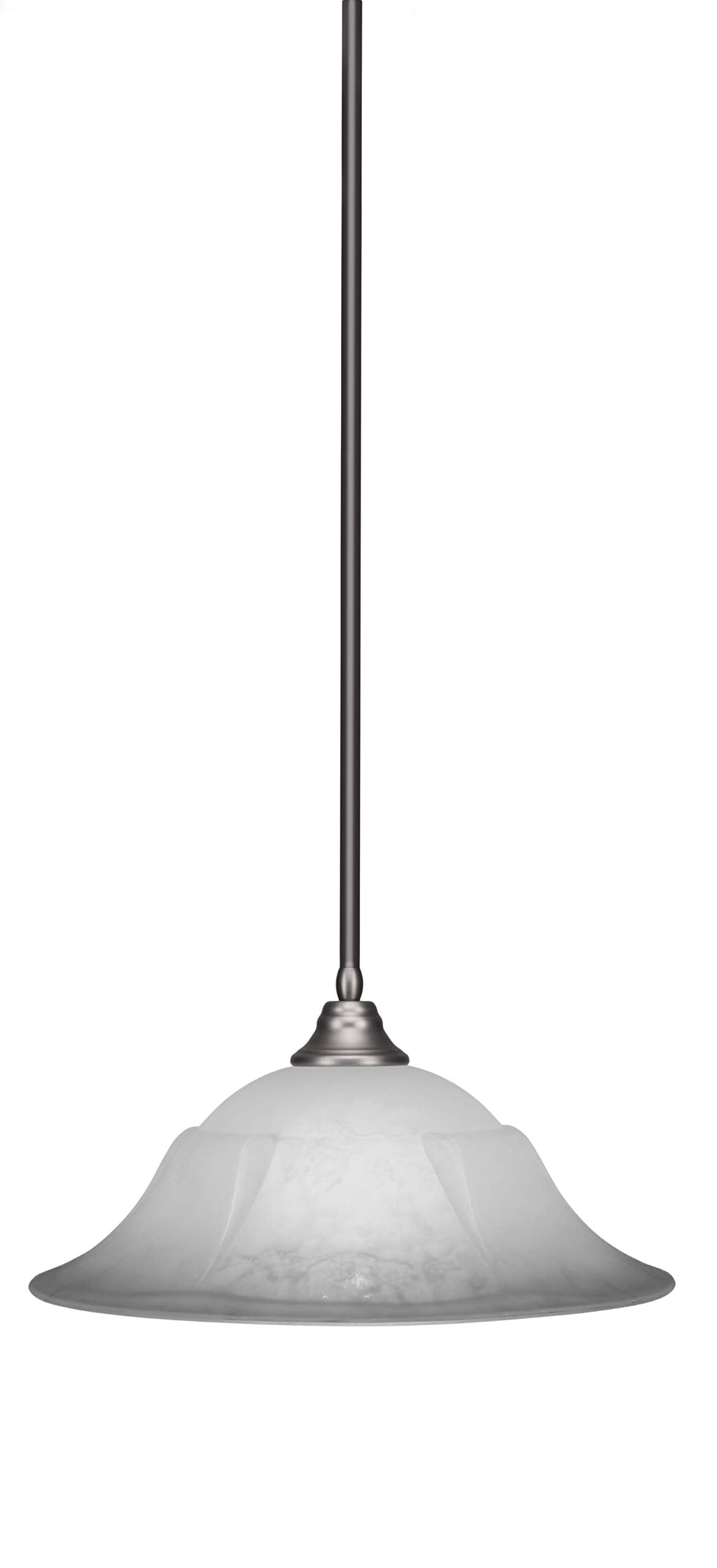 Toltec Lighting 1 Light Pendant In Brushed Nickel (26-Bn-53815)