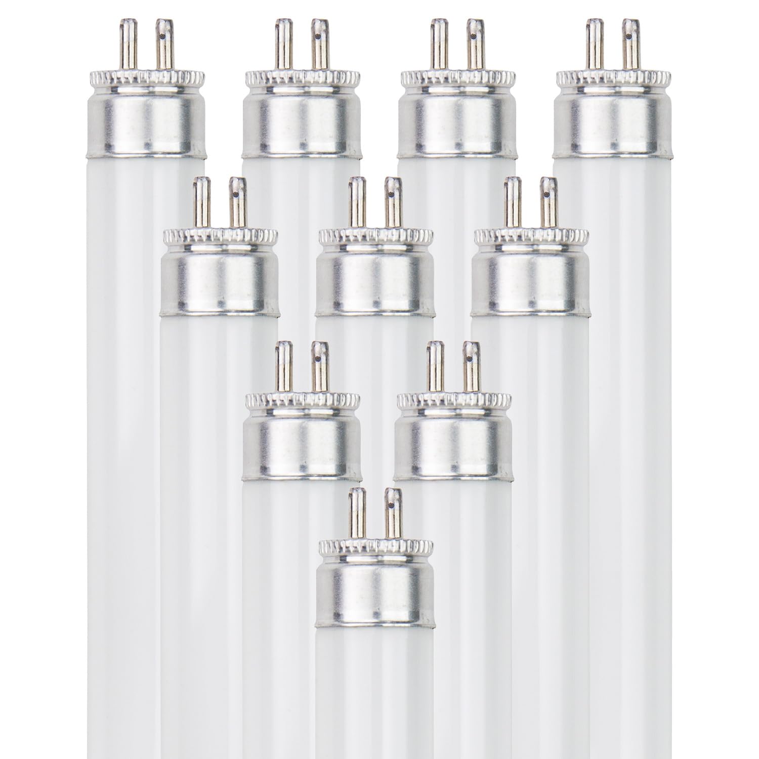 Sunlite T5 Linear Fluorescent Lamp, 8W, 380 Lumens, 12-Inch, 2700K Soft White, Miniature G5 Bi-Pin Base, 