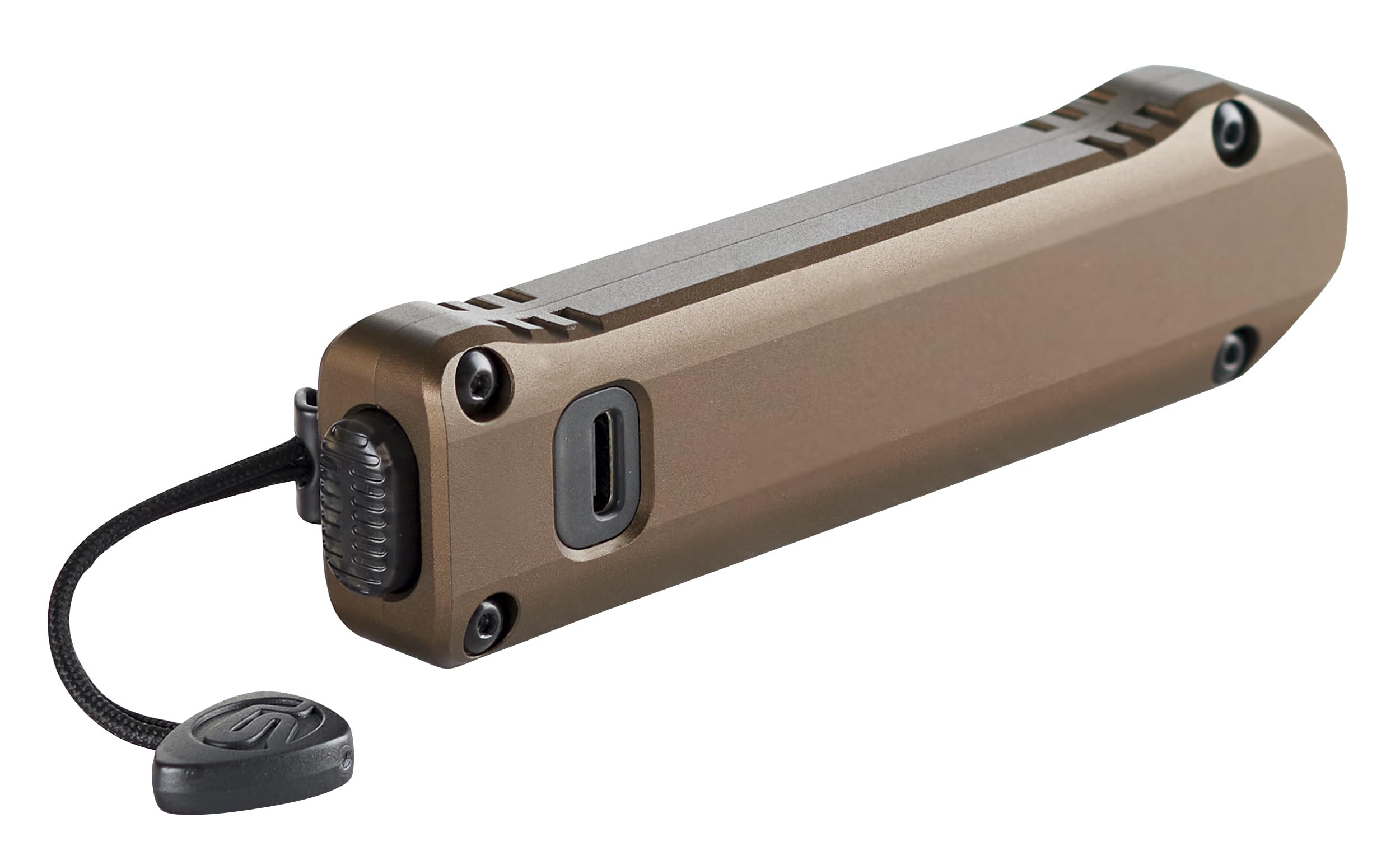 Streamlight 88813 Wedge Xt 500-Lumen Slim Everyday Carry Flashlight, Includes Usb-Cable And Pocket Lanyard, Coyote