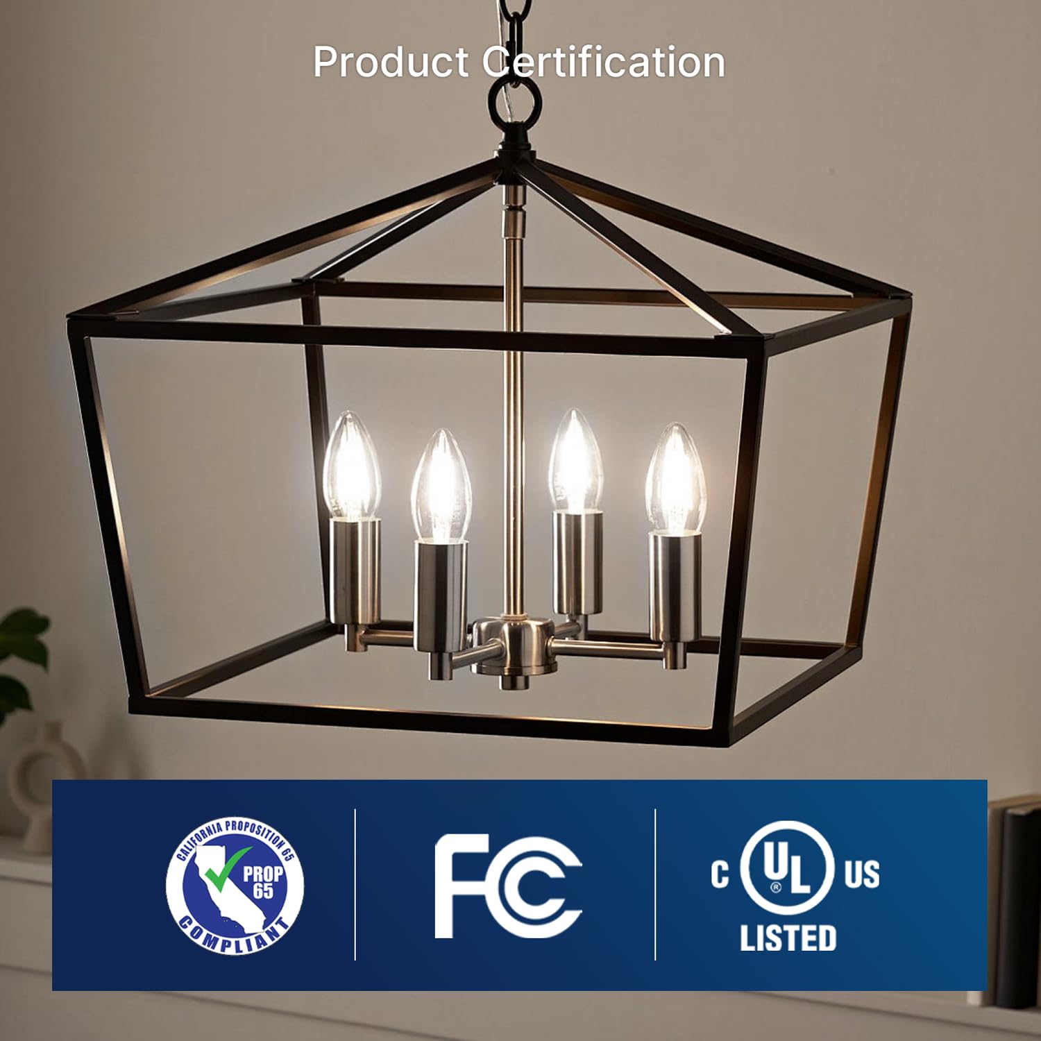 Flsnt 48 Pack Dimmable Led Candelabra Bulbs, 40W Equivalent Led Chandelier Light Bulbs, E12 Base, 5000K Daylight Ul,Ca65 Listed.