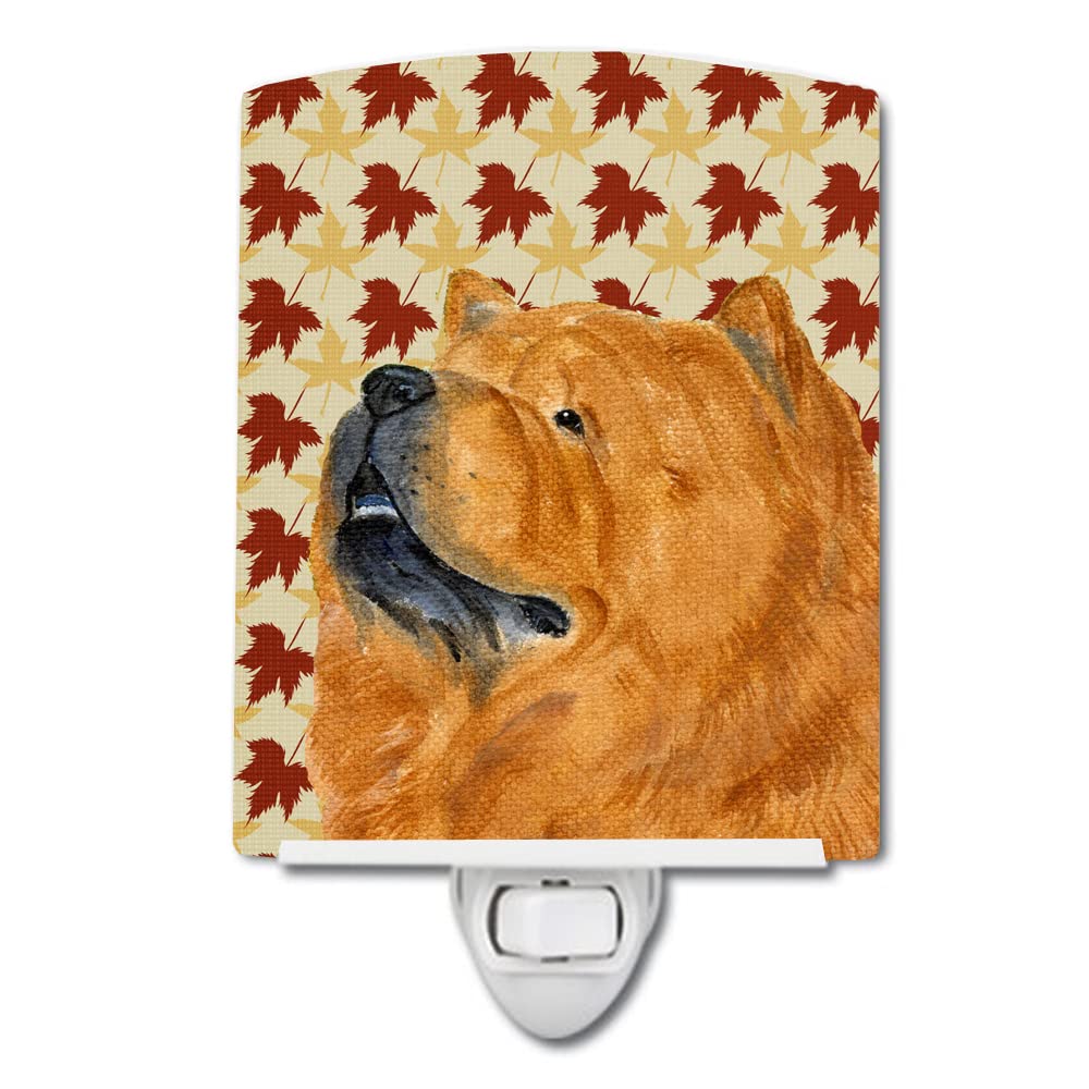 Carolines Treasures Chow Chow Ceramic Night Light, UL-Certified, 6x4x3, Multicolor, Model SS4354CNL