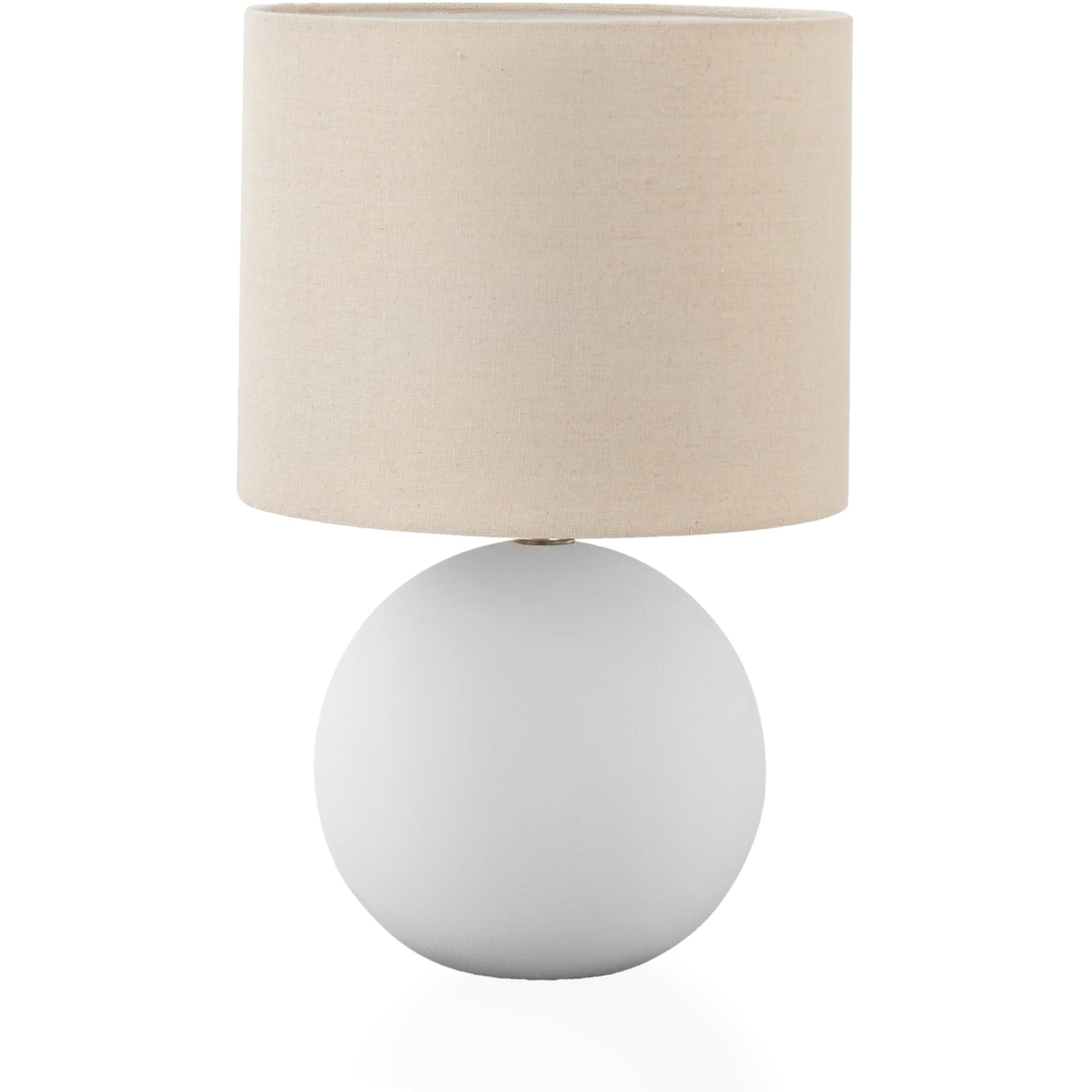 Monarch Specialties I 9632 Lightingtable Lamp, Cream Shade, Cream Ceramic, Contemporary