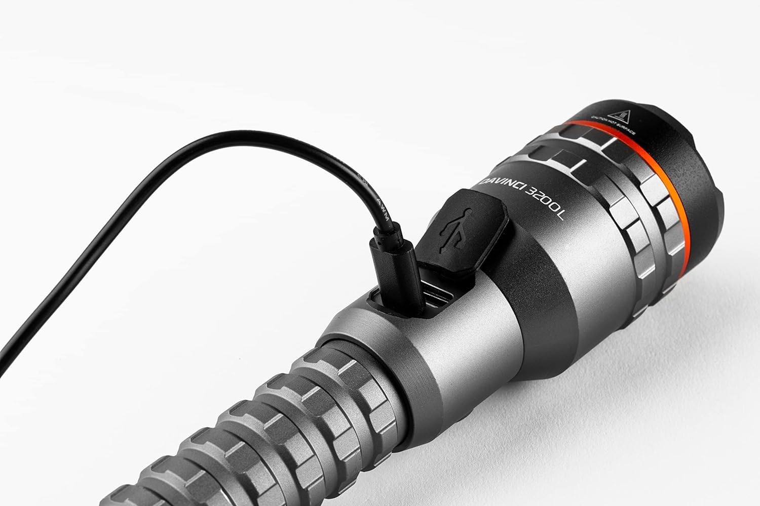 NEBO Davinci 3200L Flashlight - 3200 Lumen, Power Bank, Storm Gray, One Size, Model NEB-FLT-1026