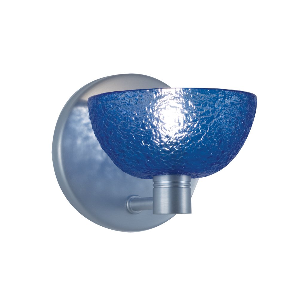 Jesco Lighting Ws291-Bu Boule Series 291 1-Light Wall Sconce, Blue