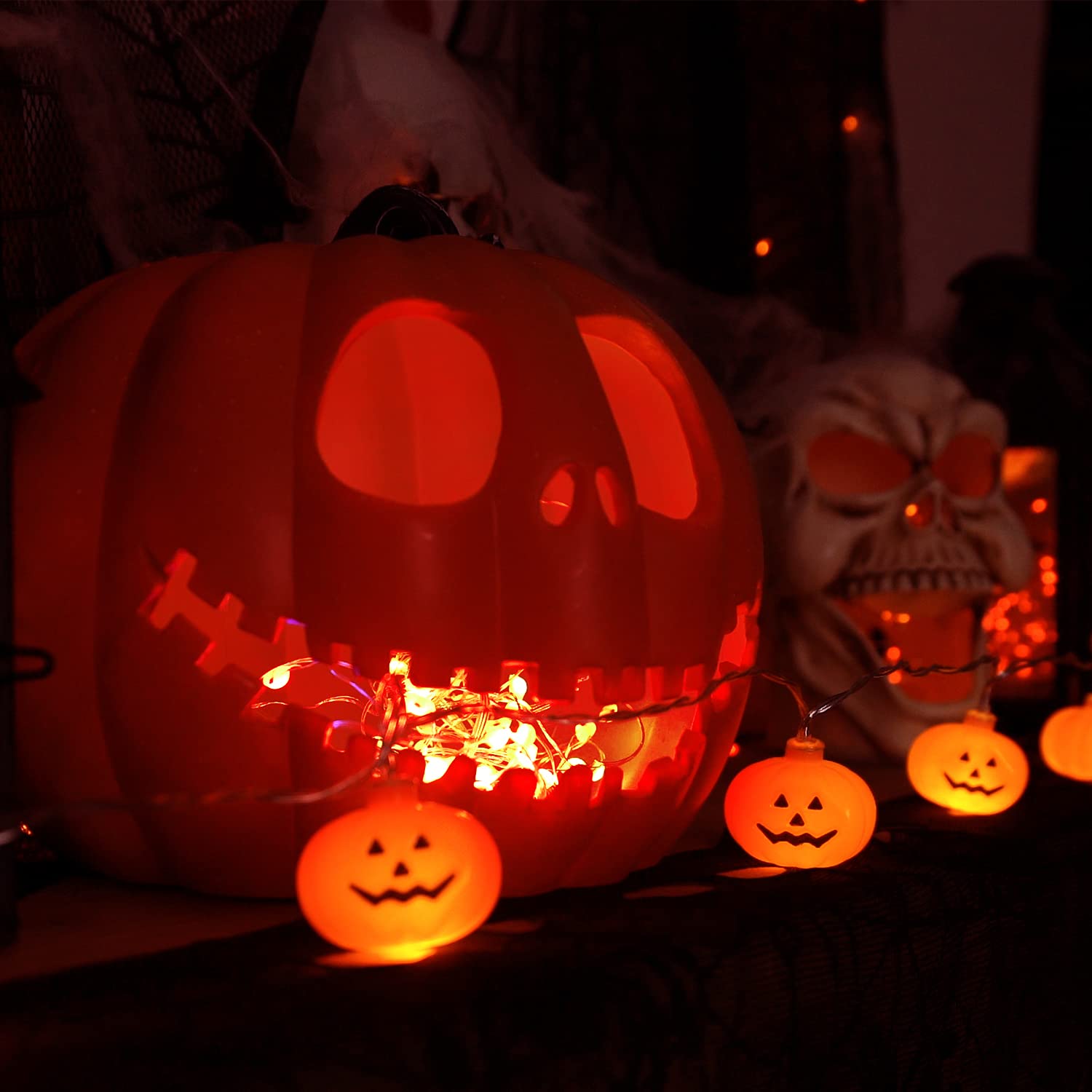 Homemory 33 Ft Red Fairy Lights - 100 Led Battery Operated String Lights With Remote, Waterproof Silver Wire, 8 Modes, Model Hxd10Mt2Hs