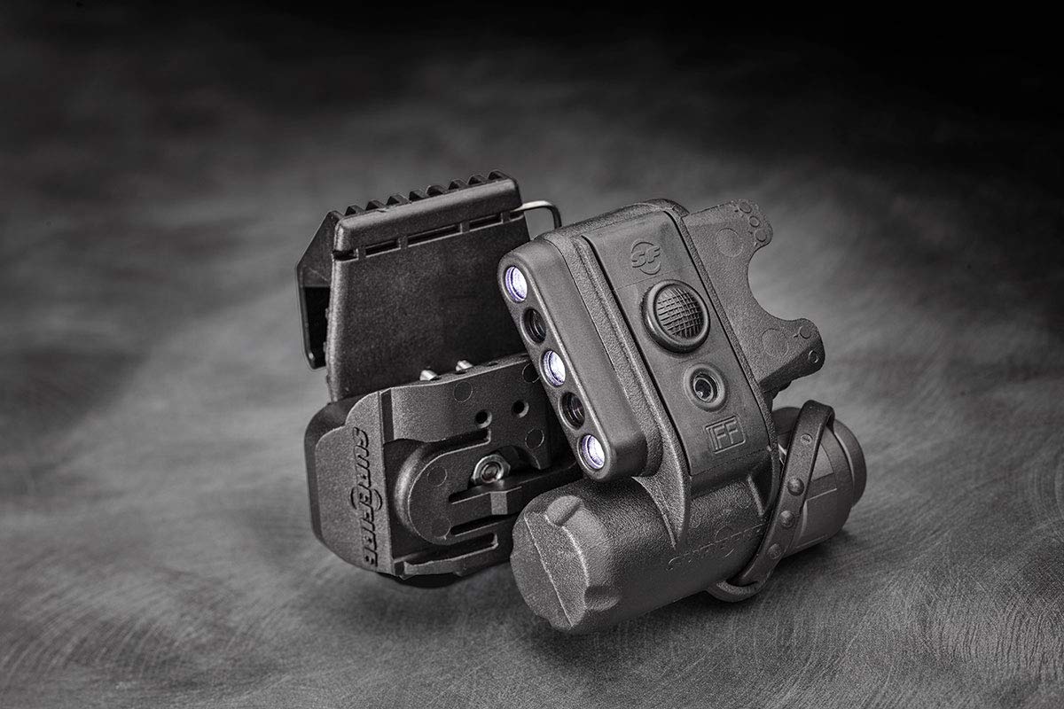 Surefire Hl1-A Helmet Light With Multiple Low-Signature Spectrums Of Light And Ratchet Mount, Black