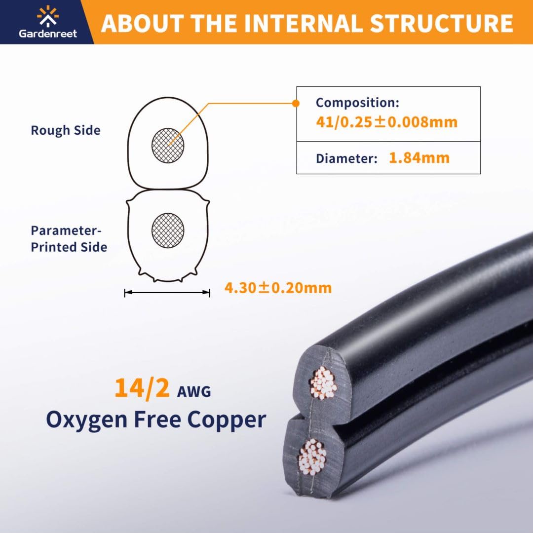Gardenreet 12V Brass Landscape Black Path Lighting Kit (4 Pack Path Lights) With 75W Low Voltage Transformer And 100 Feet Cable
