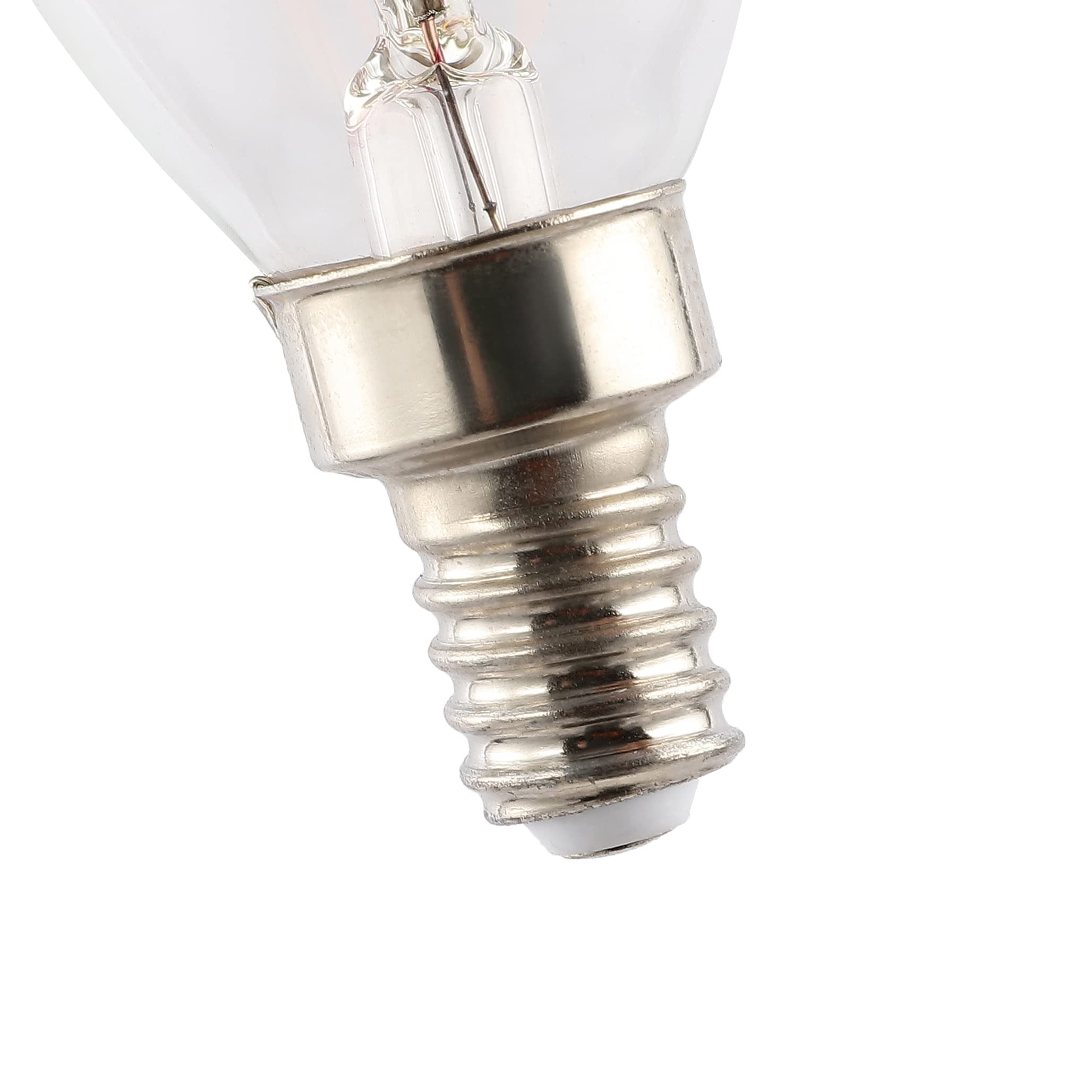 Jonathan Y Blb-C35A-Set6 Vintage Non-Dimmable Led Edison Glass Bulbs, 4W, Equivalent 40W, E12 Base, 80+ Cri, C35 Warm White 2700