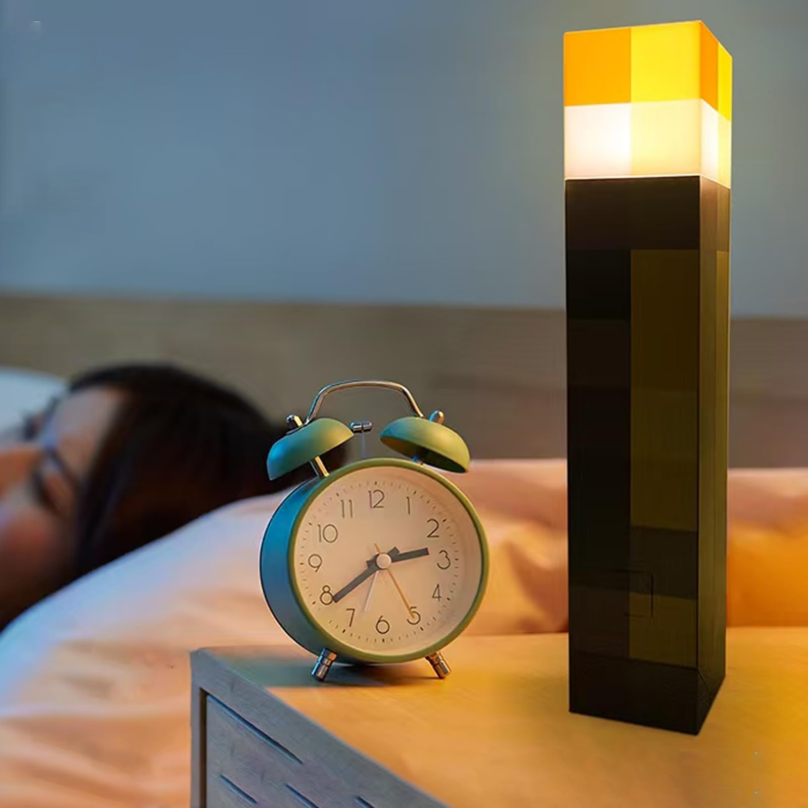 Neioaas Light-Up Glowing Torch Lamp With 3 Lighting Levels - Usb Rechargeable Led Flashlight Night Light Torch Light With Wall Mount & Hand Held For Birthday Party Living Room Bedroom Gaming Decor