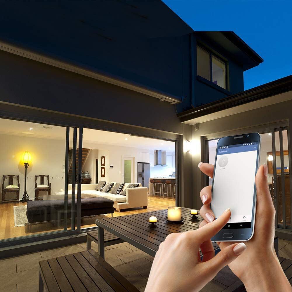 Feit Electric Par38/Rgbw/Ca/Ag 90 Watt Equivalent Wifi Color Changing And Tunable White, Dimmable, No Hub Required, Alexa Or Google Assistant Par38 Led Smart Light Bulb, Rgbw Multicolor, 5.1&quot;H X 4.7&quot;D