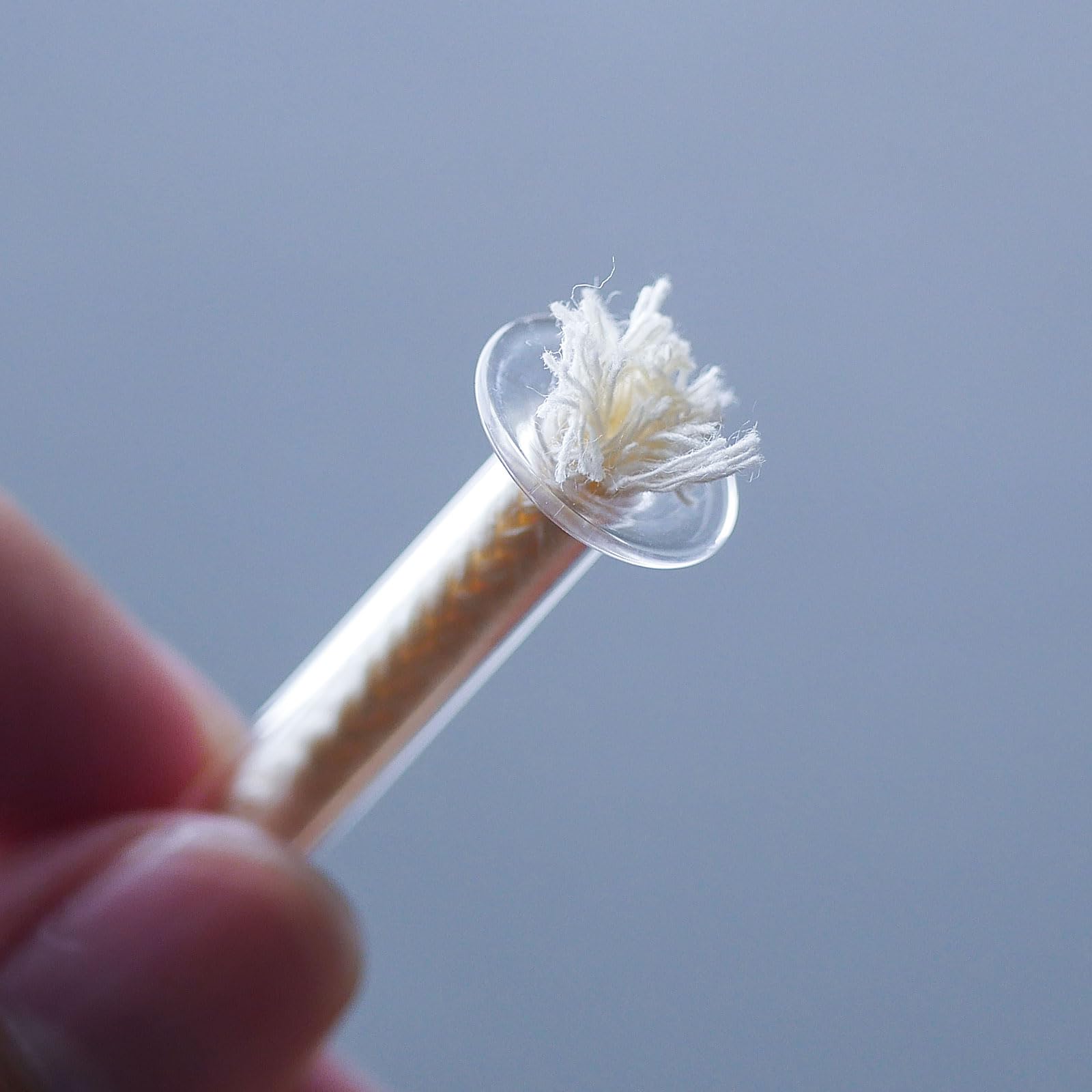 Gxfccyxt 5 Pieces Glass Tube Holder Wick Replacement Cotton Torch Wicks With Glass Tube Holder And Oiling Funnel For Small Oil Lamp Alcohol Or Diy Oil Lamps Burner