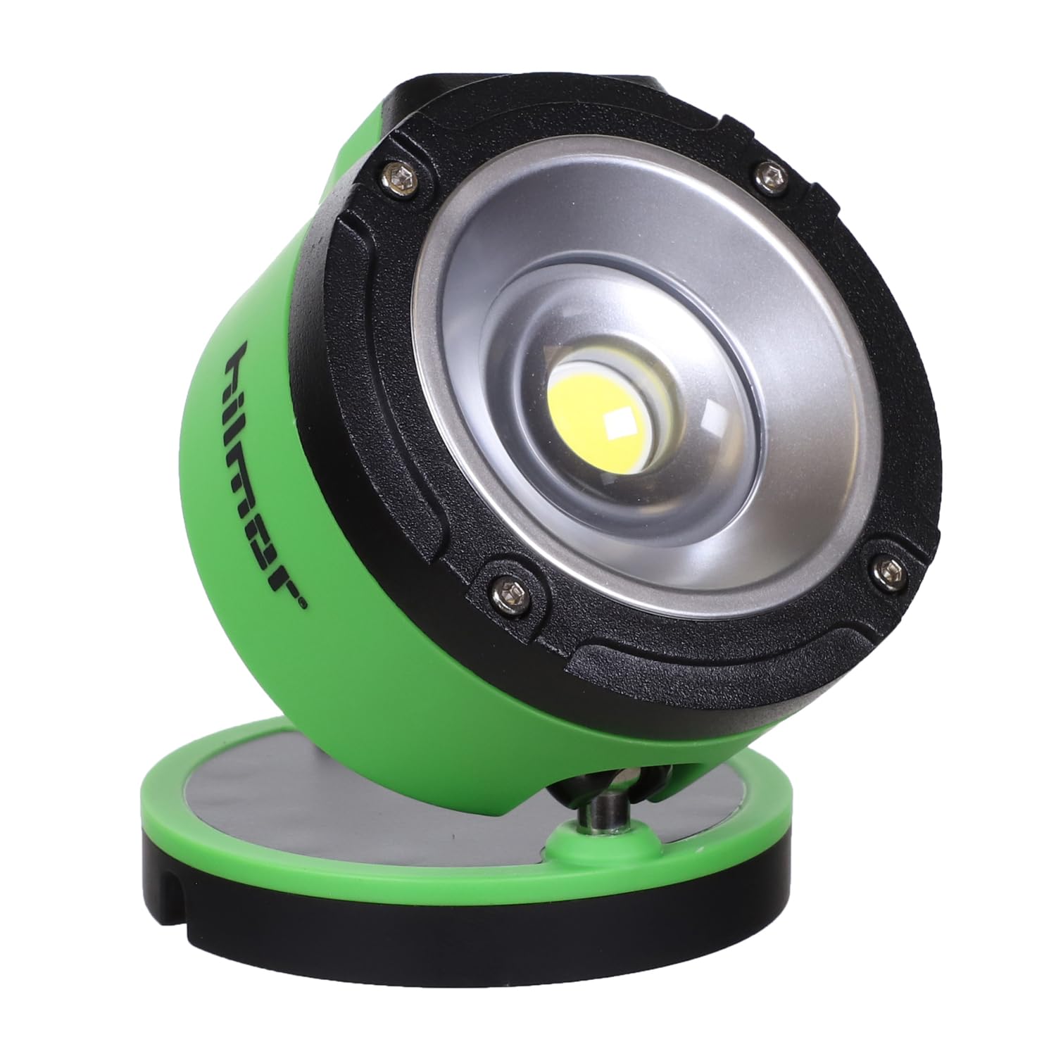 Hilmor Mini Spotlight Rechargeable Work Light with Magnetic Base and 2 Power Modes