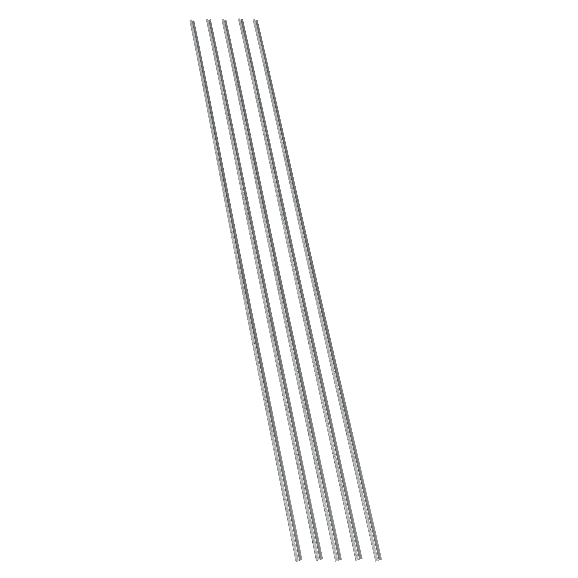 Palisade 94 in. Vinyl J-Trim in Frost Nickel (5 Pack)