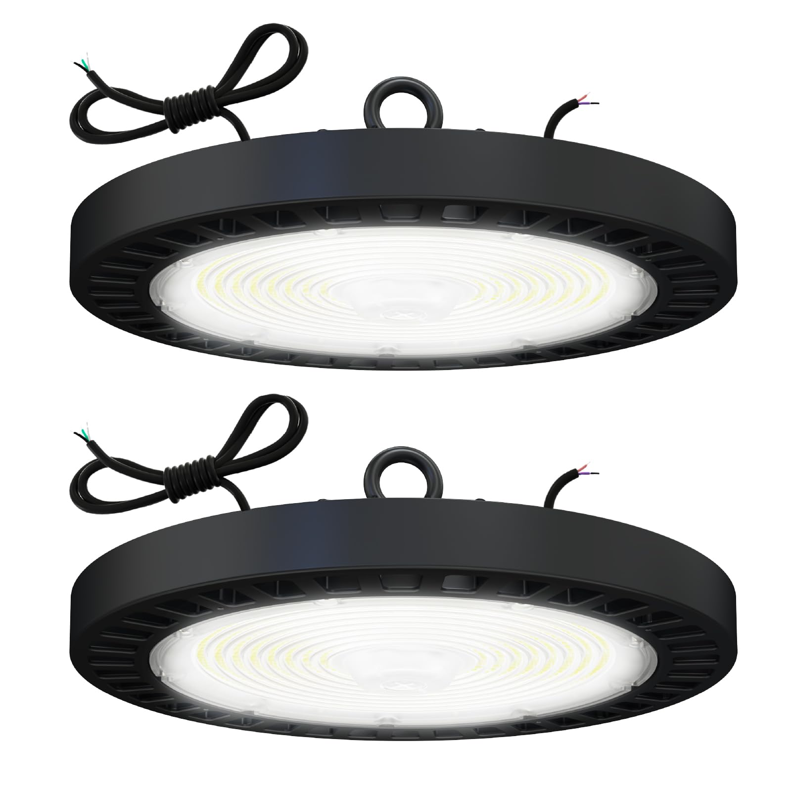 Sunco UFO LED High Bay Light, Lighting for Warehouse, 5000K Daylight, 240W, 34800 LM, 100-277V, Dimmable 0-10V, IP65 Waterproof 