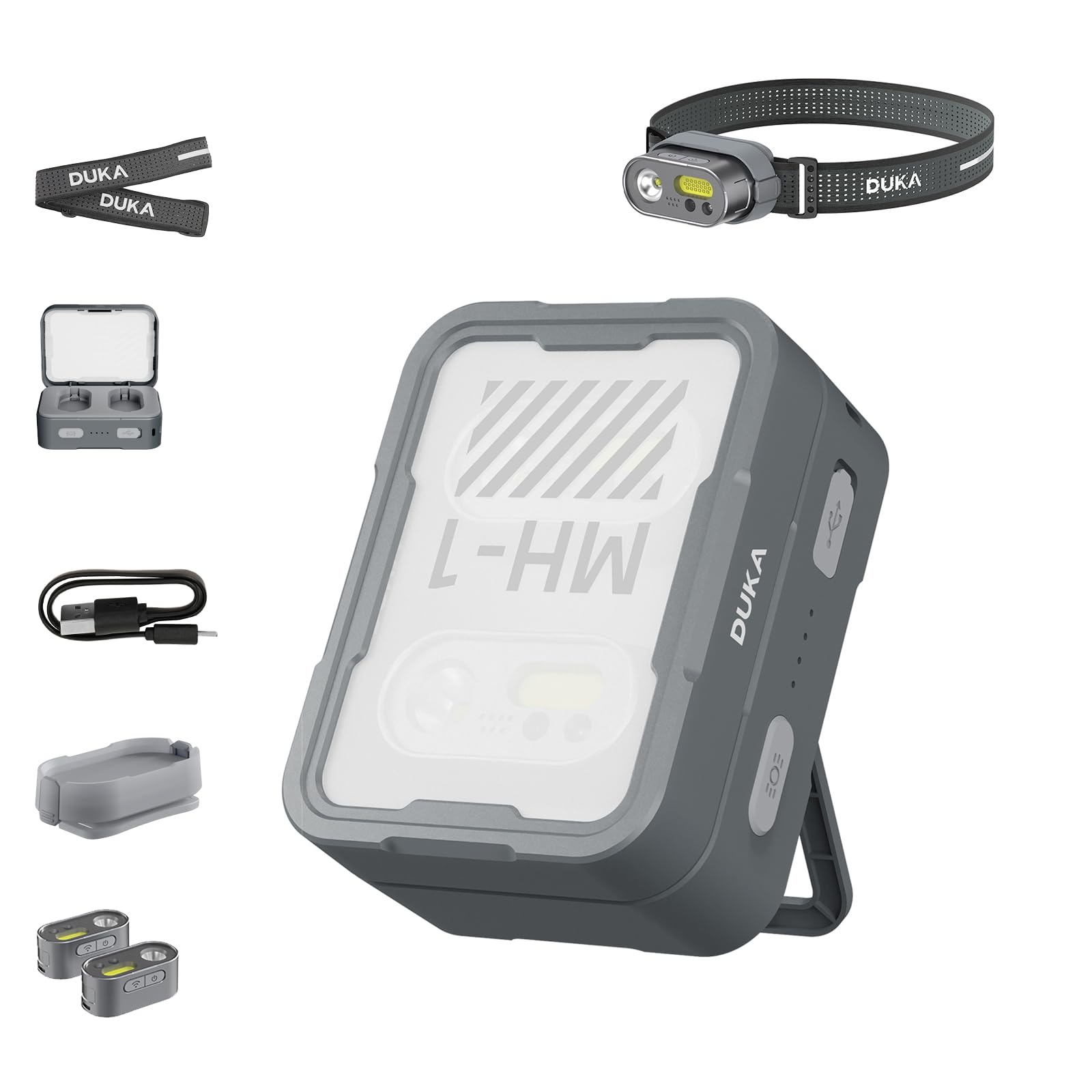 LIMORUNS 2-Pack Rechargeable LED Headlamps, 45 Tilt & Wave Sensor, USB-C, IPX4 for Camping Running Work
