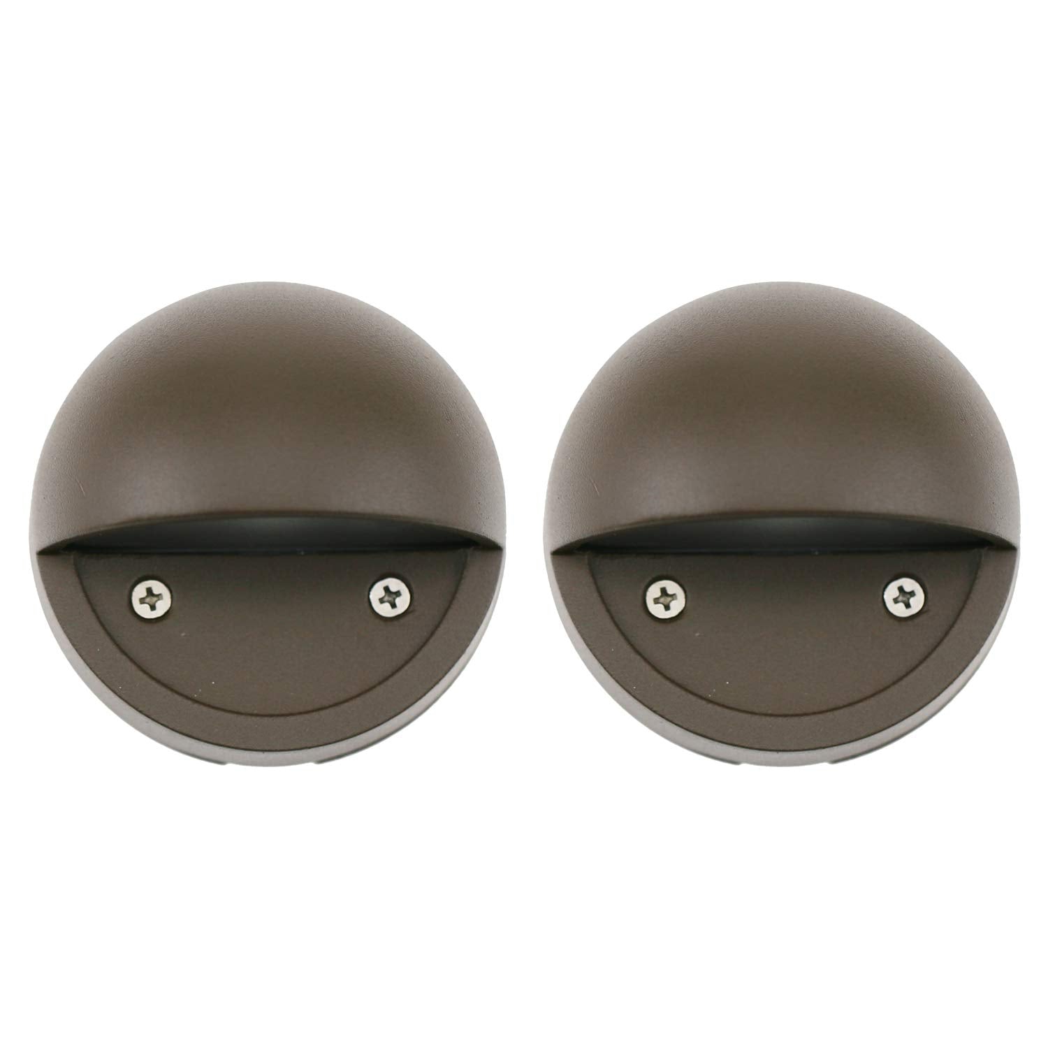 Lumina Lighting 2W Led Deck Lights (2 Pack) | Low Voltage Landscape Deck Lights Waterproof - 12V 3000K Outdoor Patio Lighting St